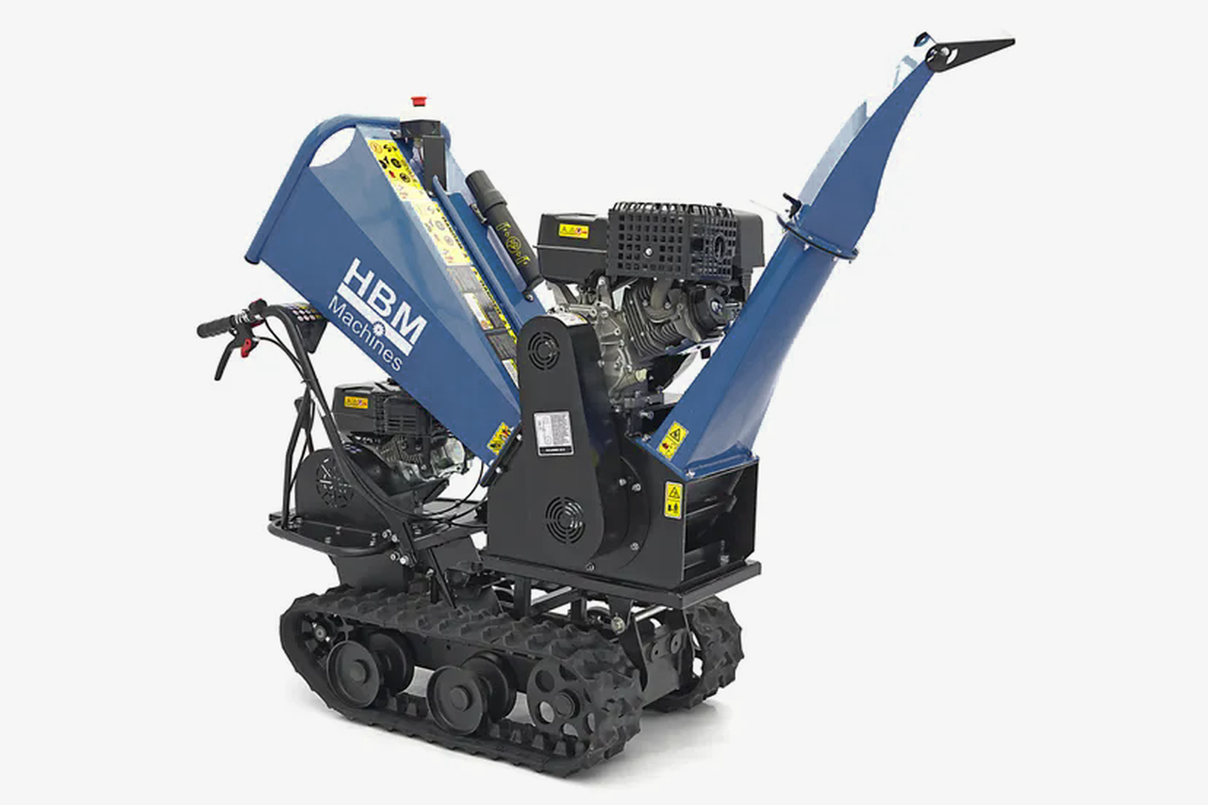 Broyeur à essence HBM Professional 4 Stroke 15 HP - 420 cc - Broyeur de bois sur chenilles Image 8