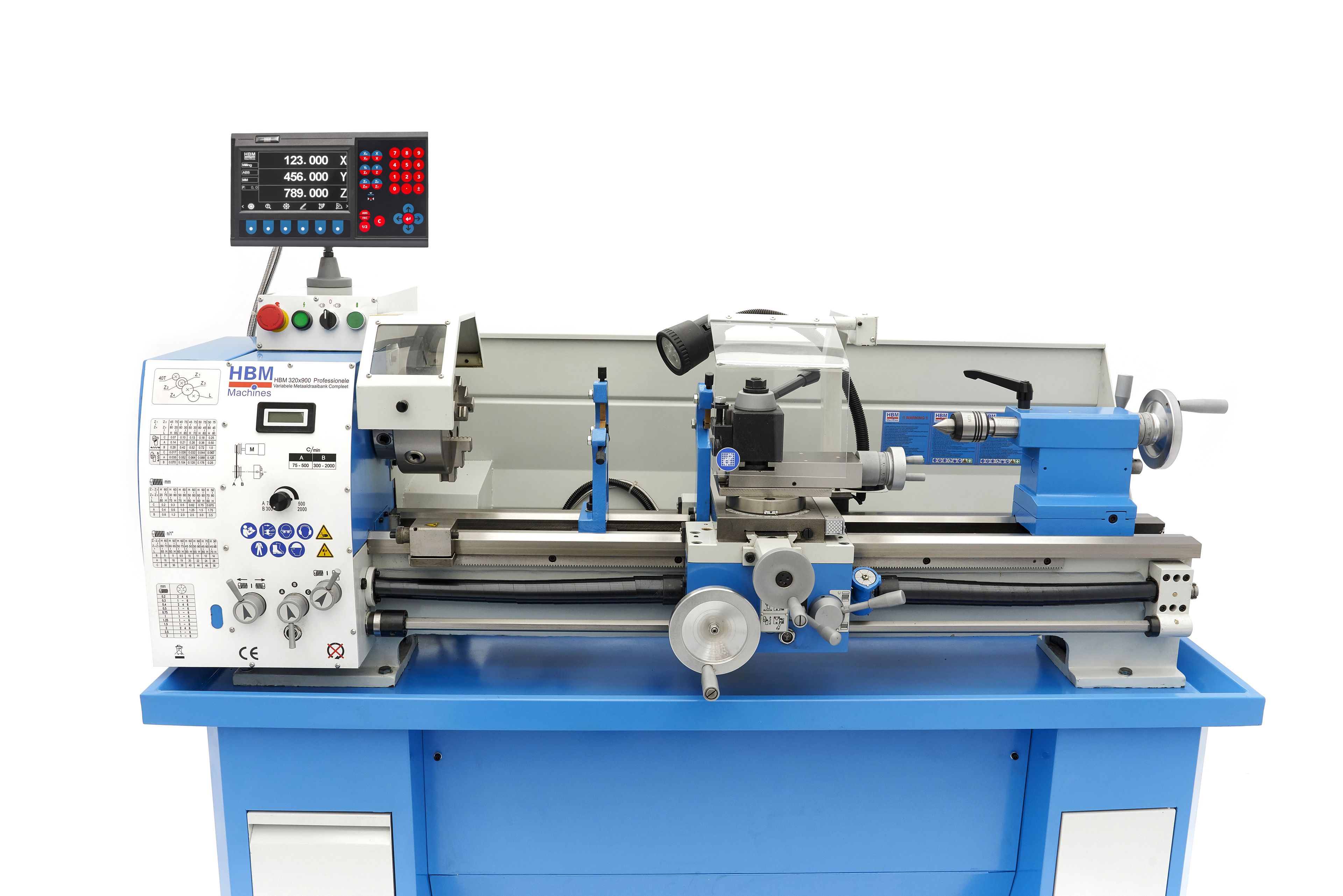 HBM tornio per metallo 320 x 900 DRO vario Image 8