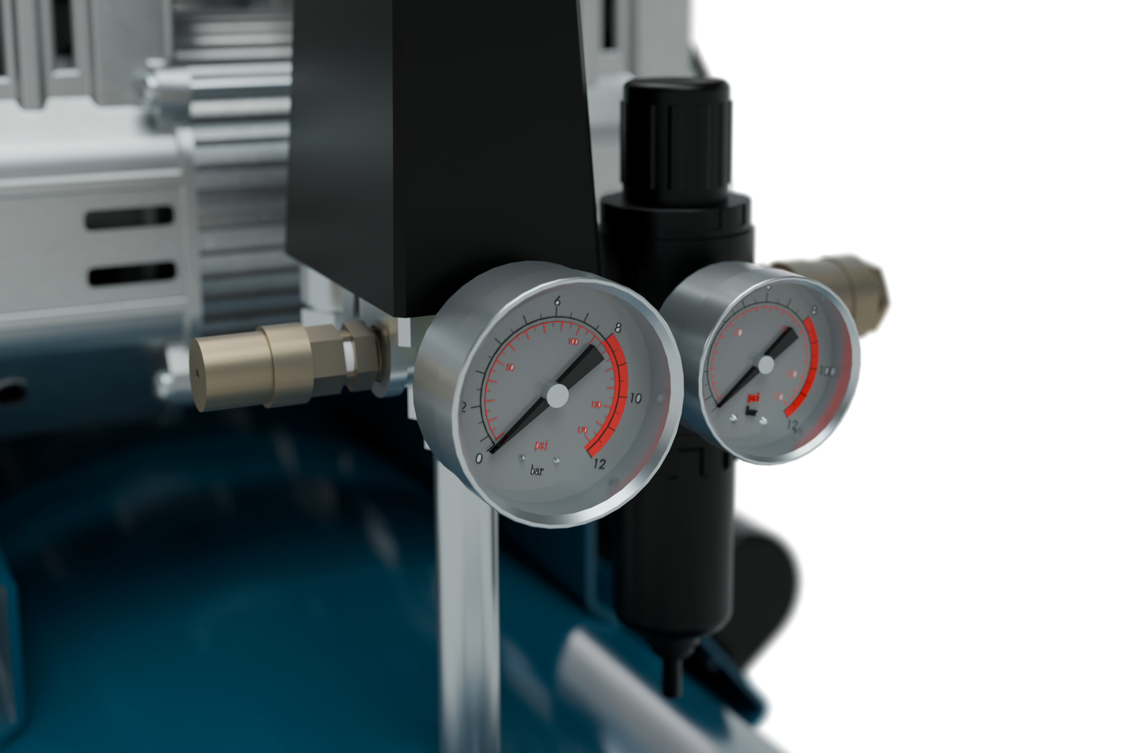 HBM low noise compressor, 4PK, 120 liter Image 6