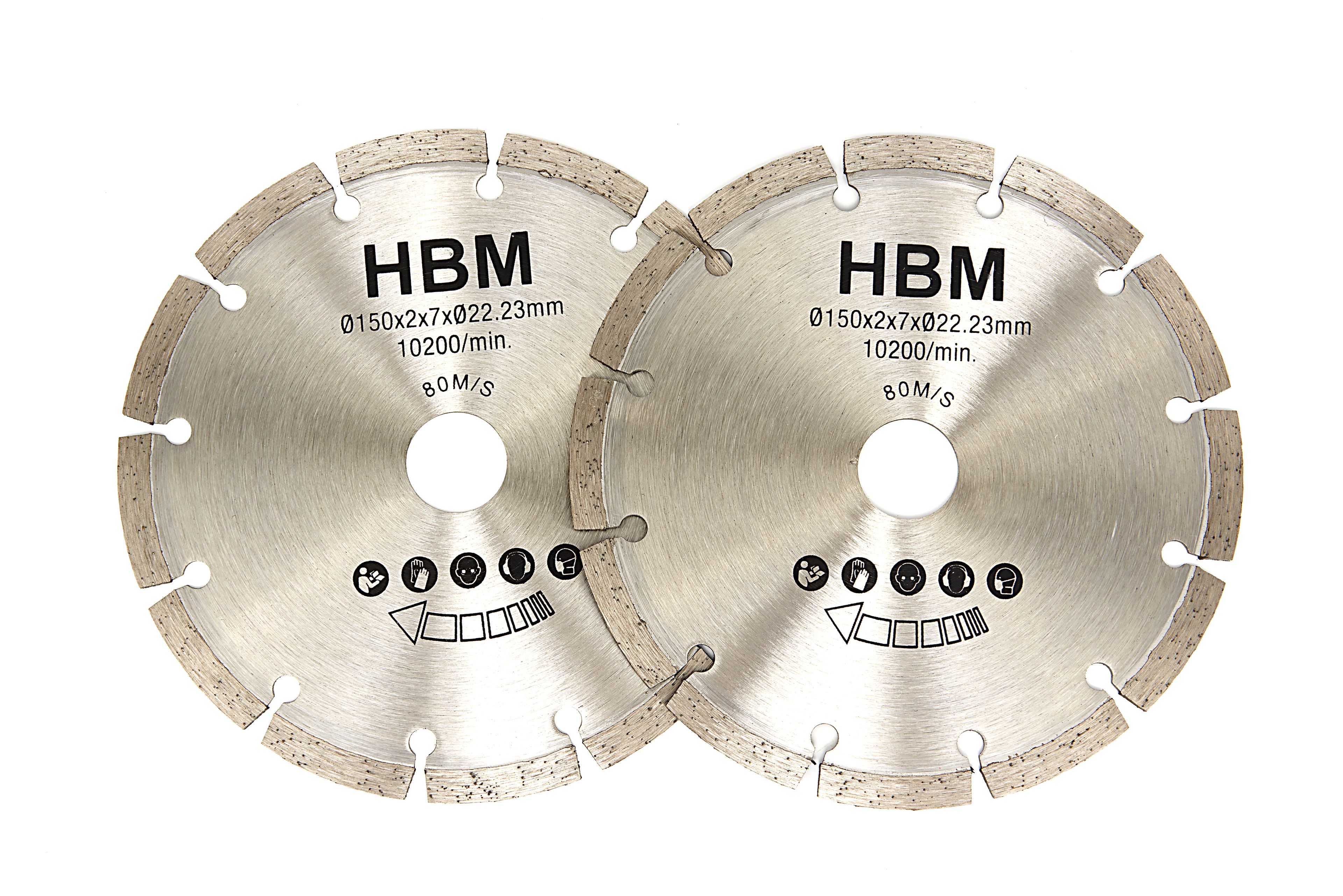 HBM 150 mm zaagbladen tbv muurfrees 1700w ( H131674) Image 2