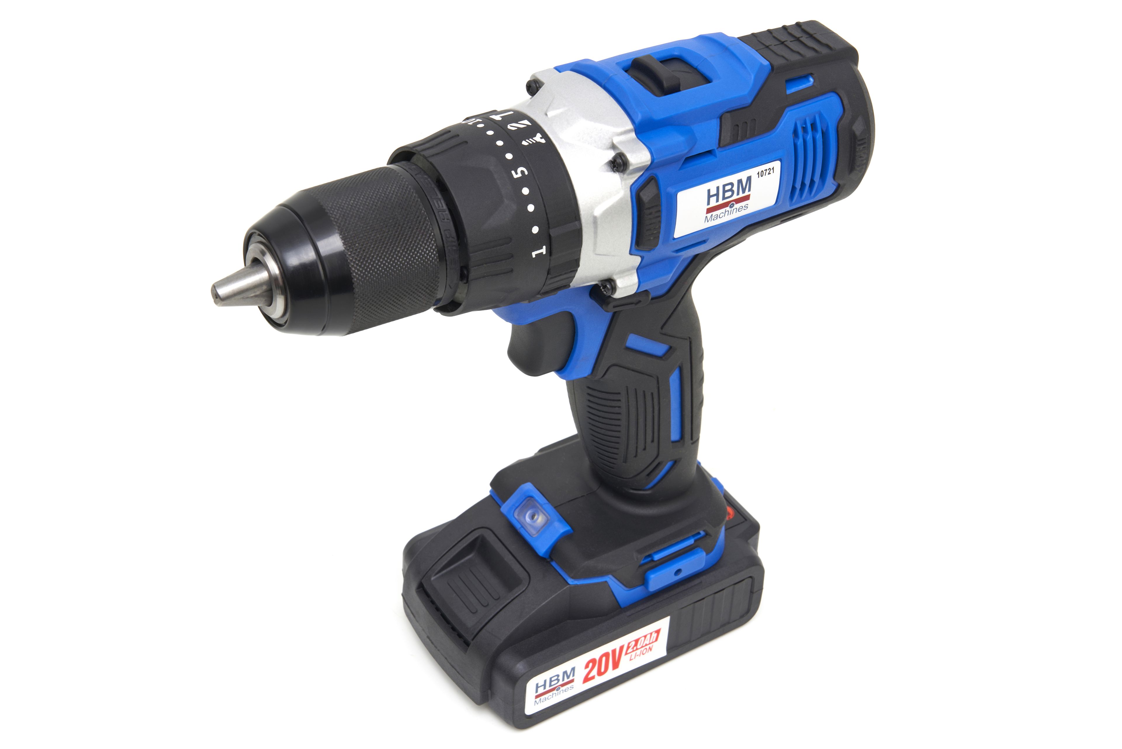 HBM 20V 2.0AH Accuboormachine met 100 Delige Accessoiresset Image 6