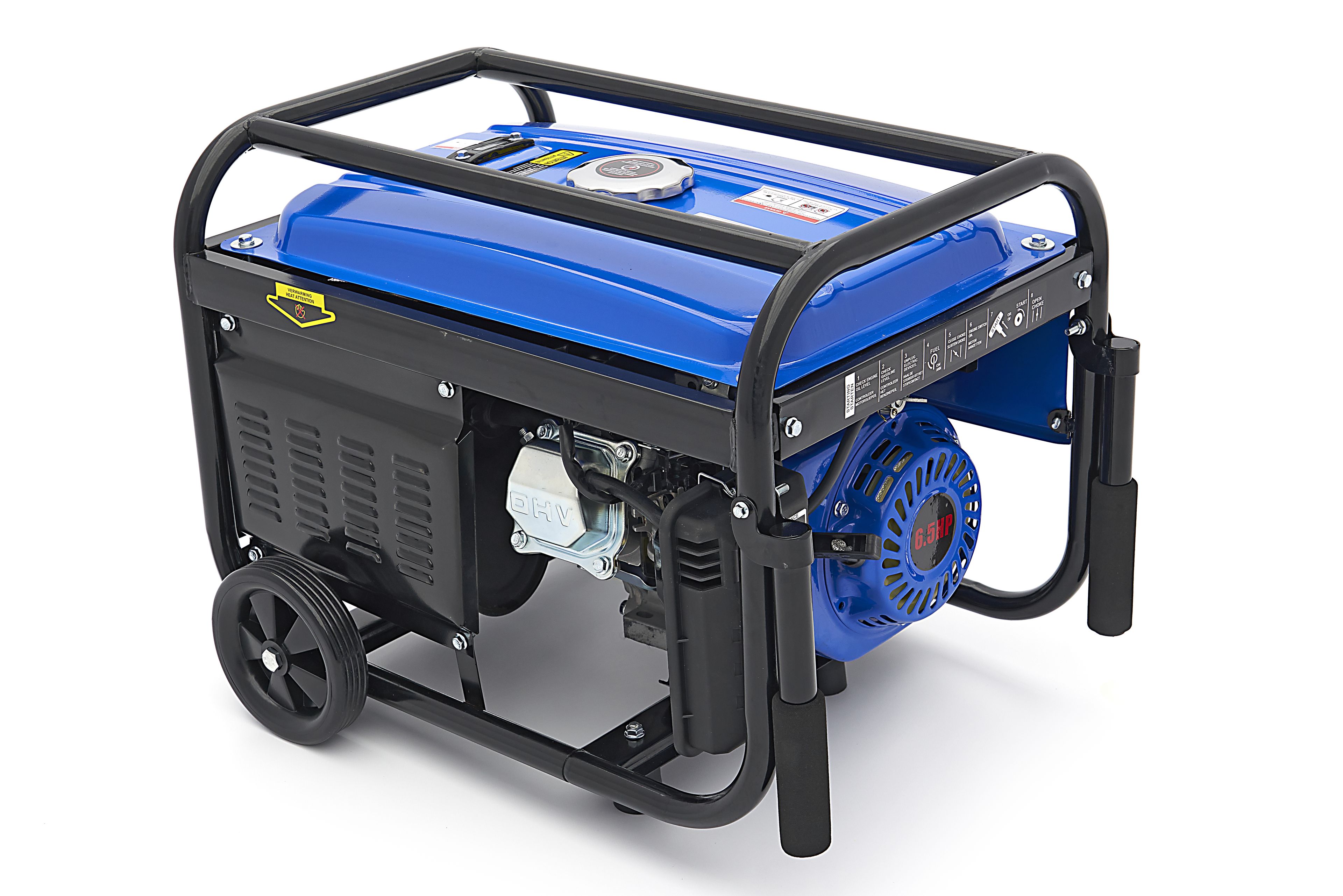 HBM aggregaat, generator met 208 cc benzinemotor, 2x230V 2800W Image 5