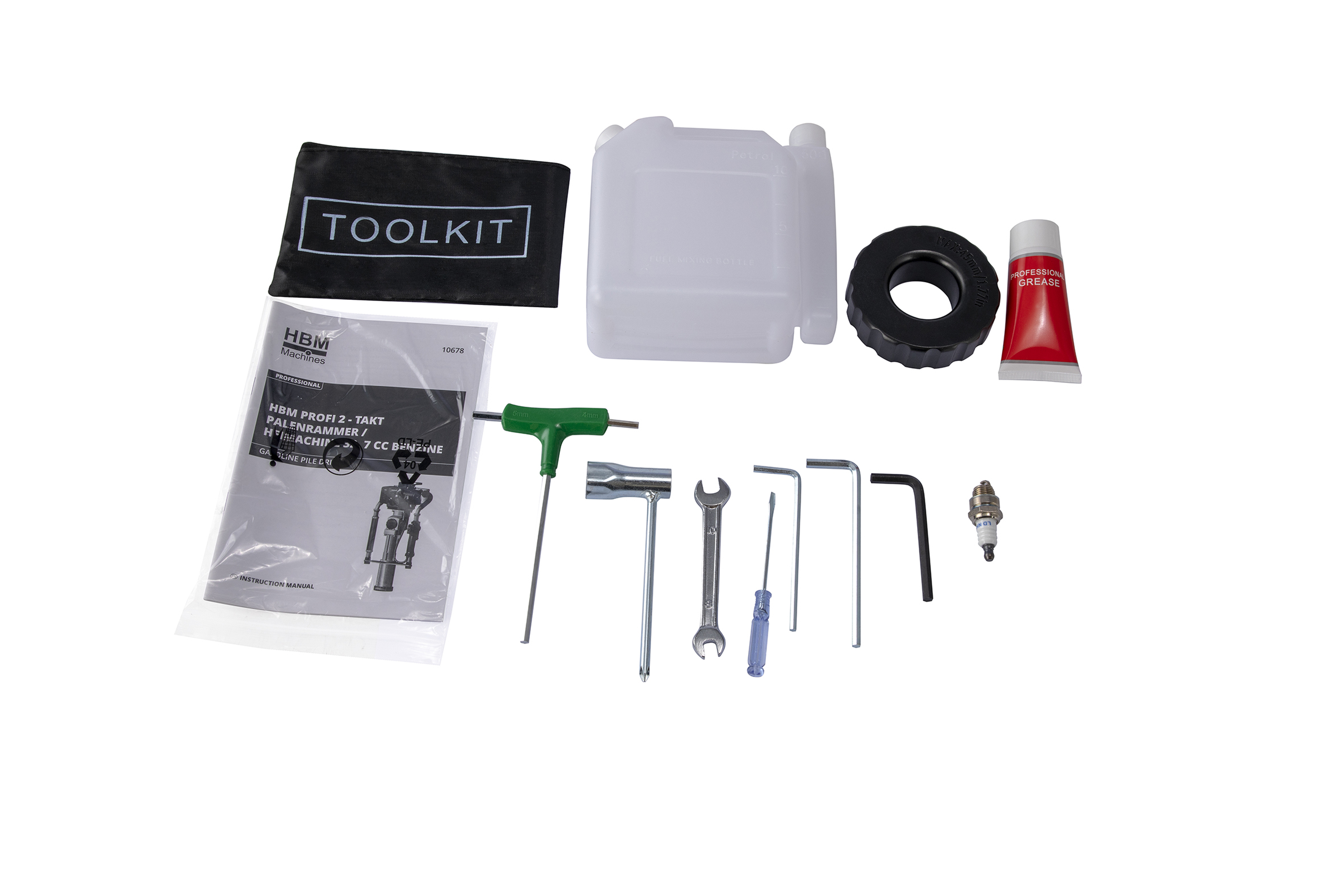 HBM Pilonneuse / enfonceuse de pieux 32,7 cm³ à essence 2 temps professionnelle Image 11