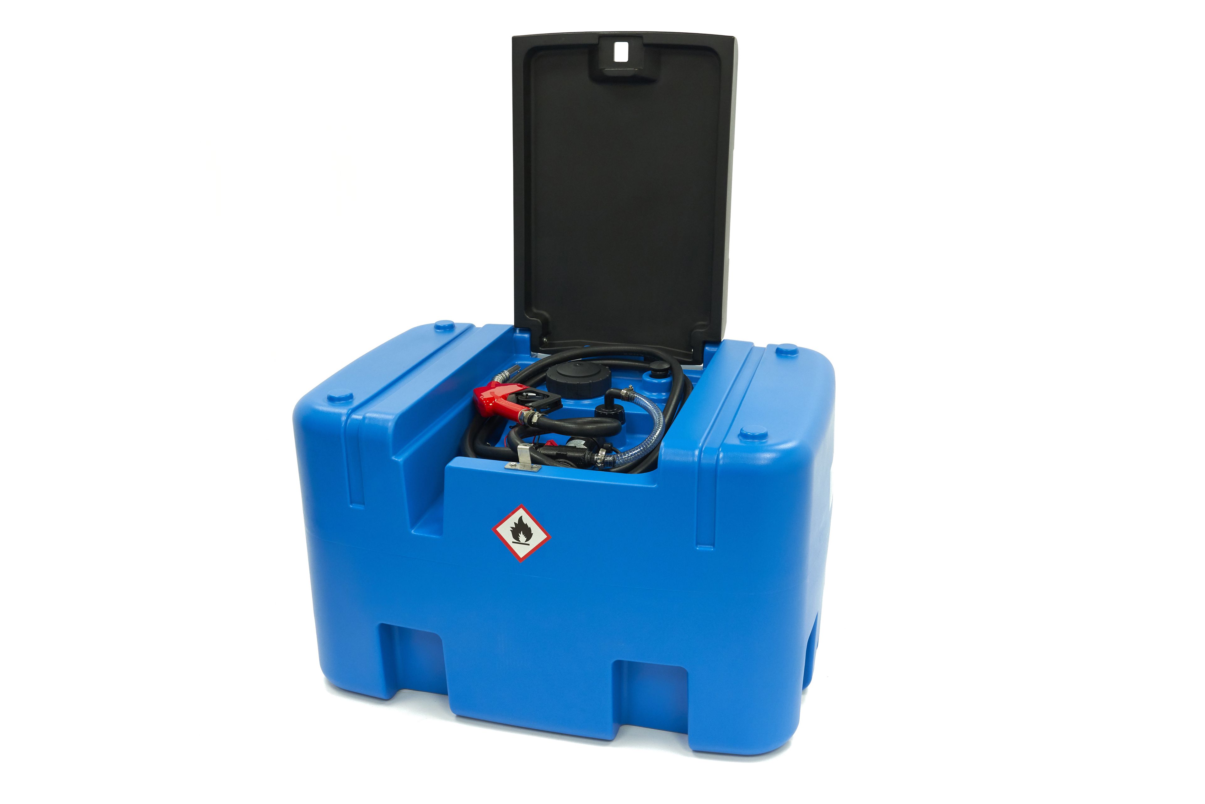 HBM Tanque de diesel móvil de plástico de 12 voltios y 400 litros Image 4