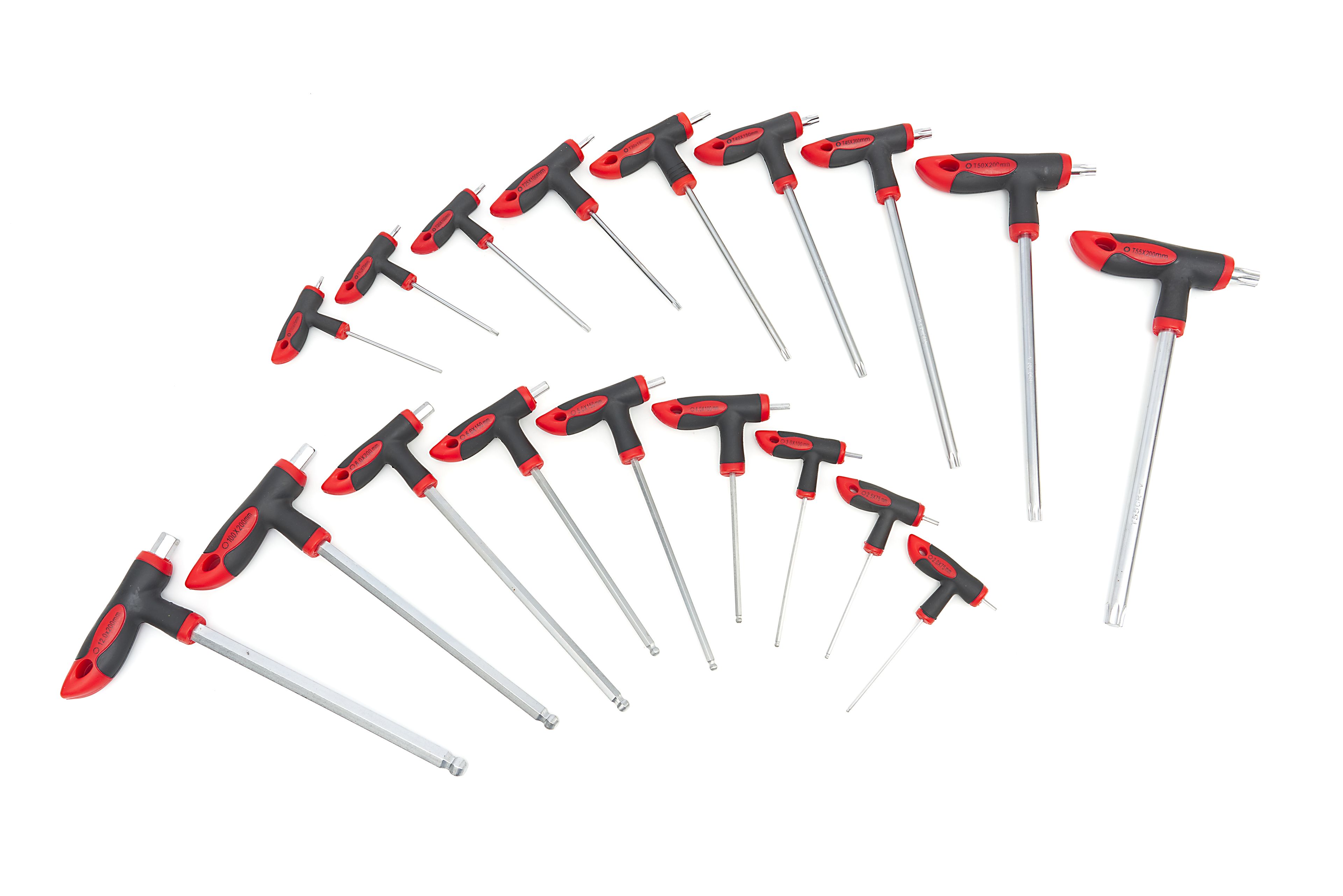 HBM 18 Delige T-Grepenset Foam Inlay voor HBM Gereedschapswagen Image 2