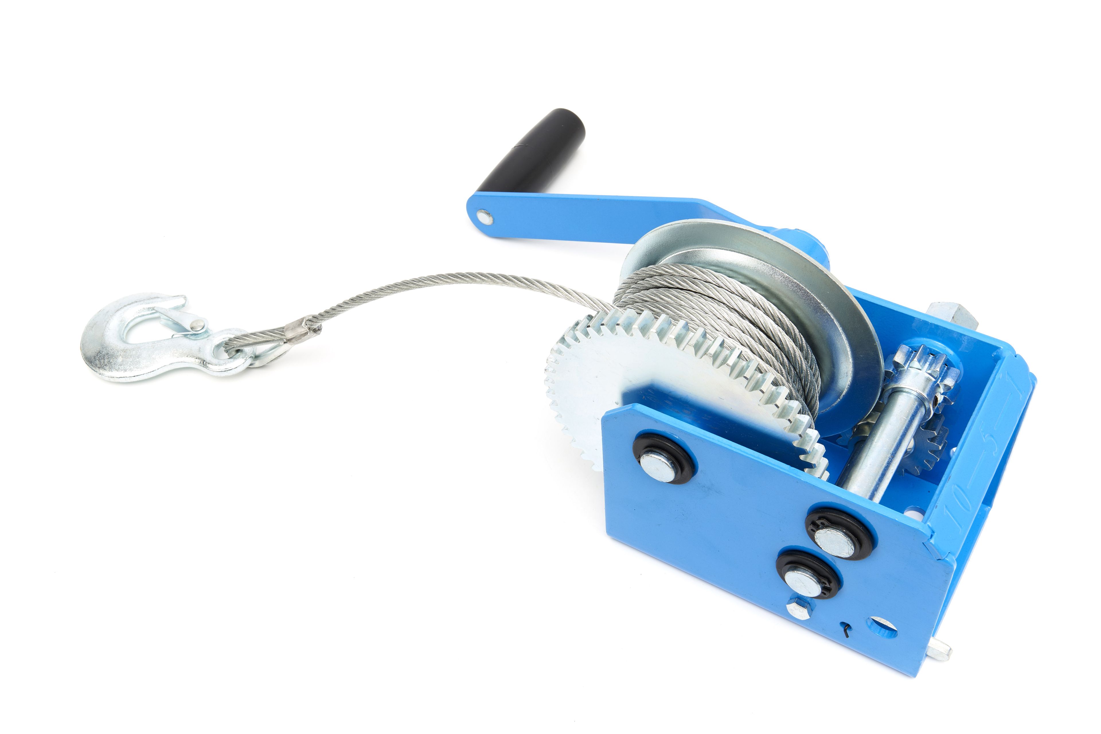 HBM 1130 Kg. Professionele Mechanische Lier met 7,6 Meter Staalkabel Image 6