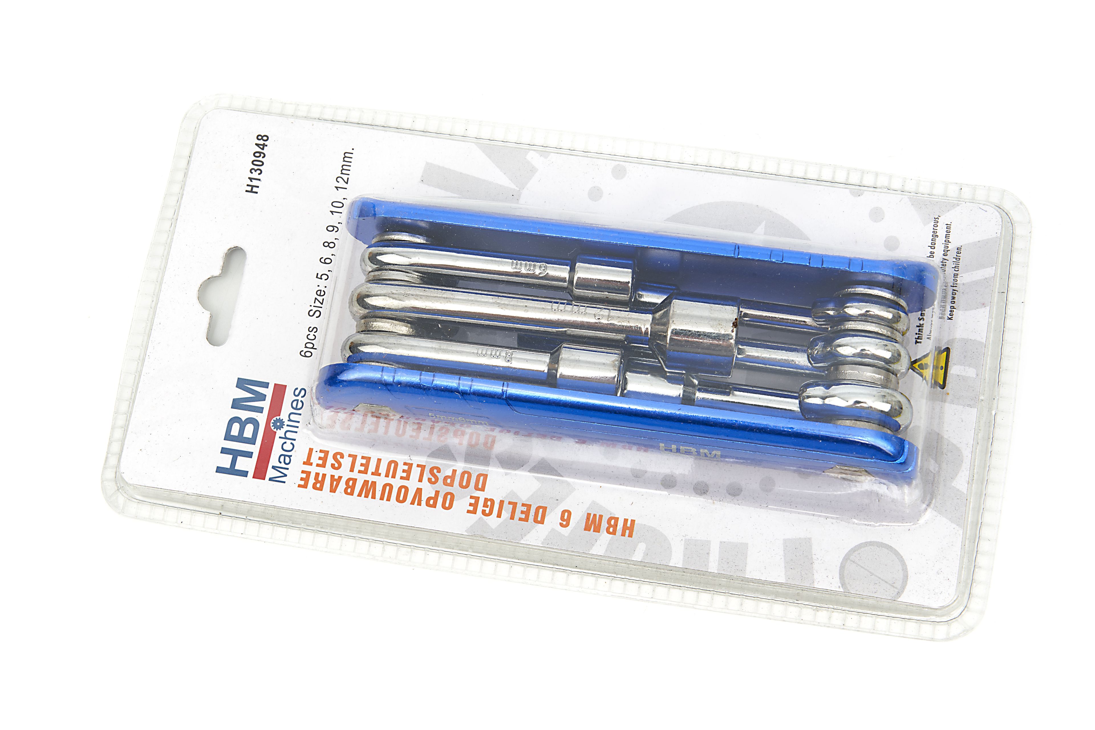 HBM - Jeu de clés à douille pliable 6 pièces Image 5