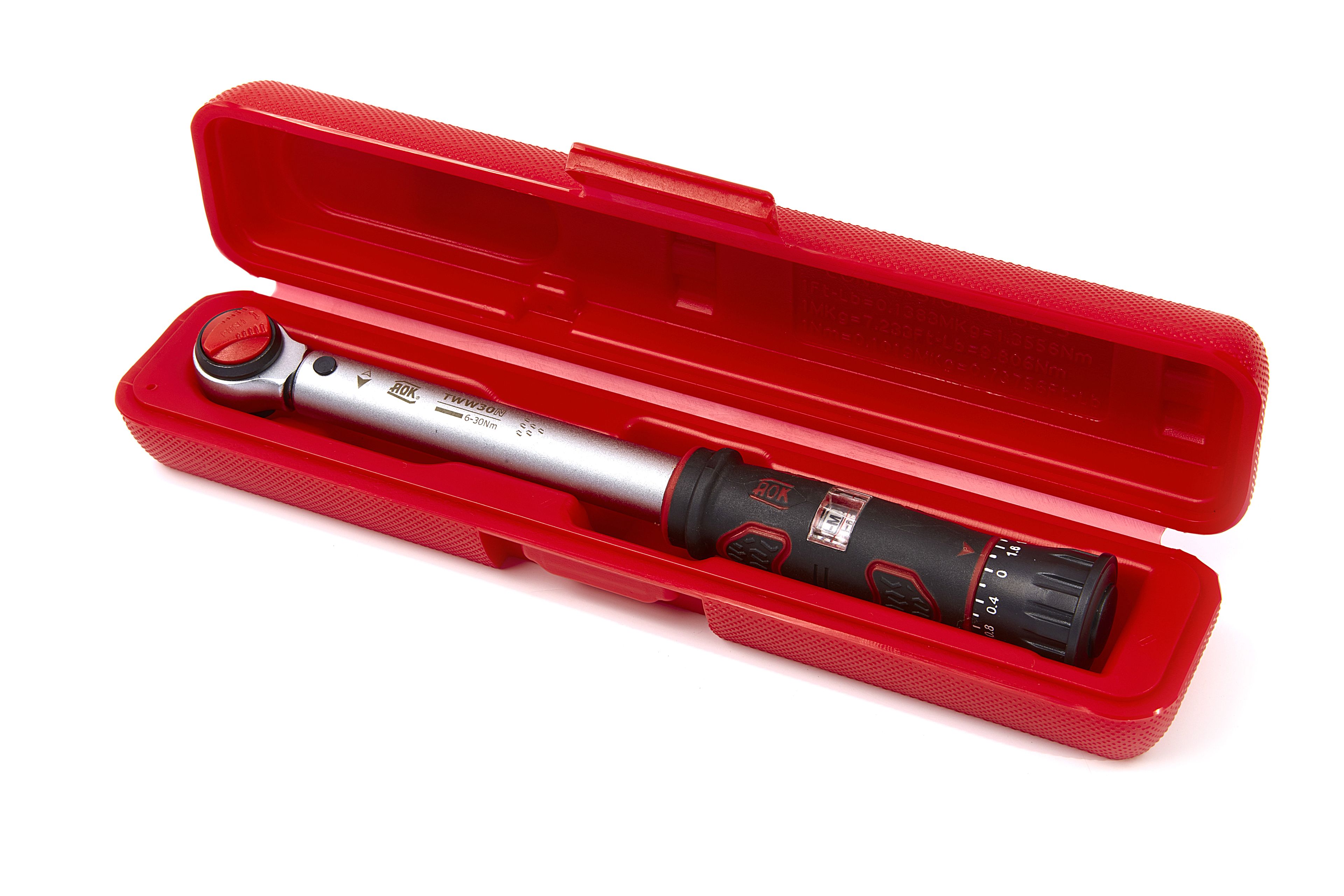 AOK 1/4 inch Momentsleutel 6-30 Nm