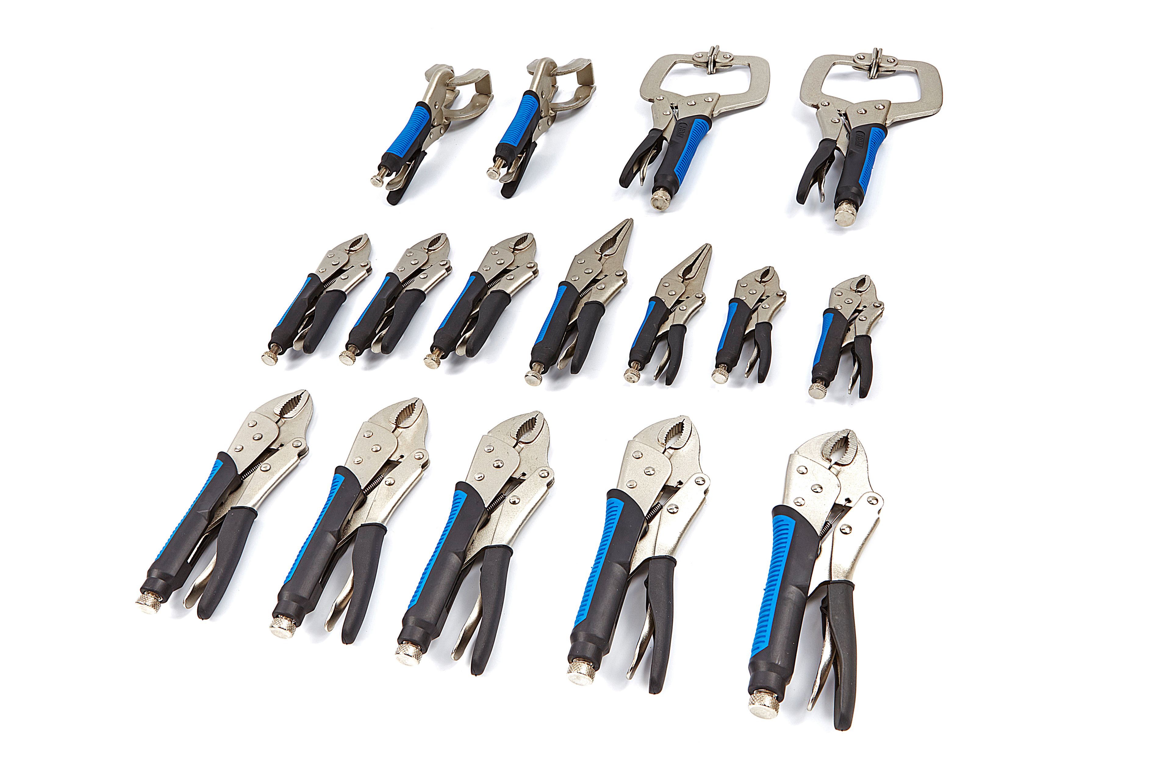 HBM Kit de pinces à bec 16 pièces