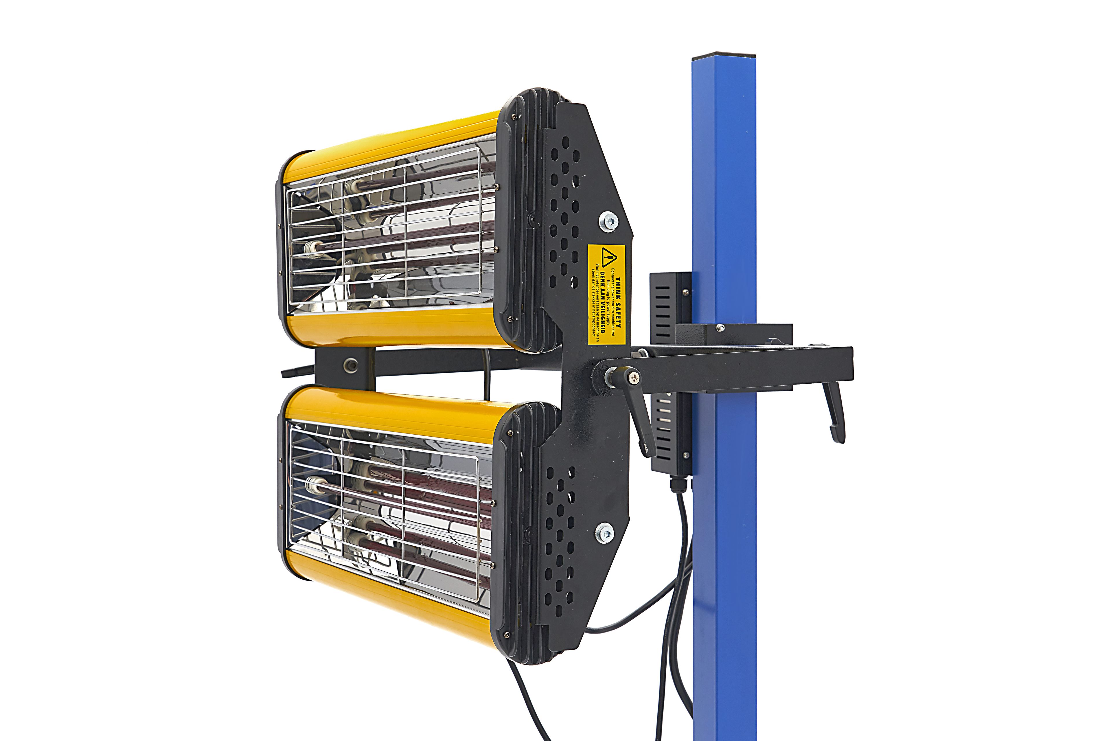 HBM Professional Infrared Paint radiateur de séchage sur support mobile 2 200 W Image 17
