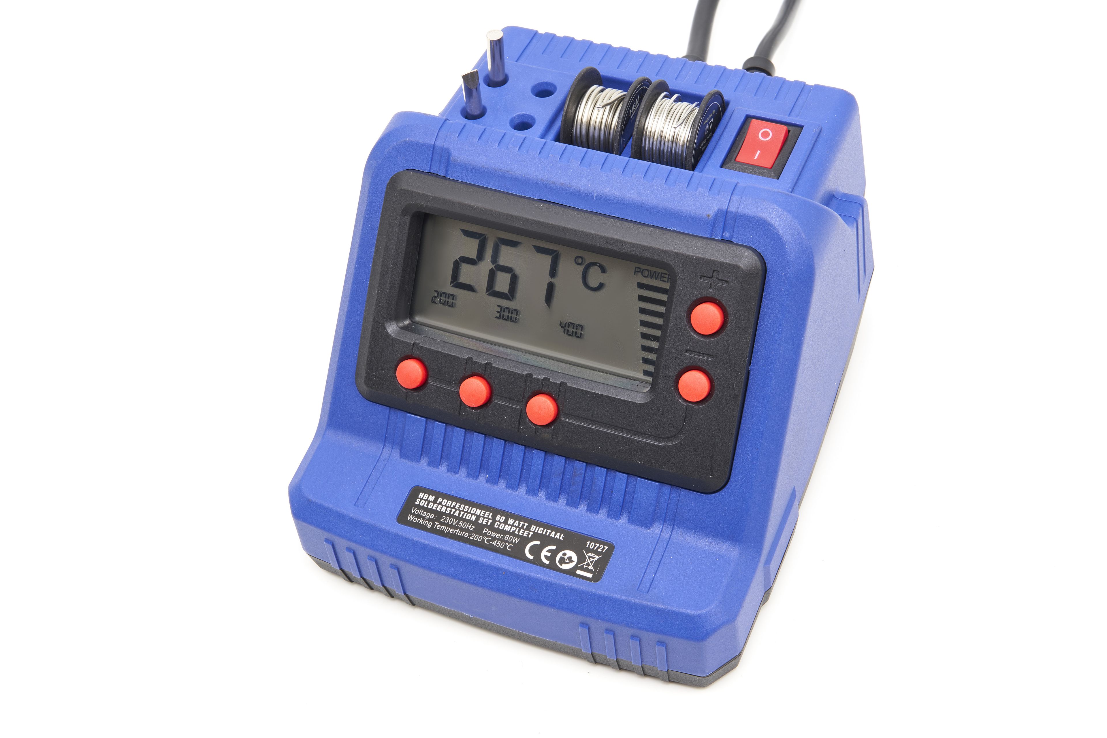 HBM Ensemble professionnel complet de station de soudage numérique 60 watts Image 2