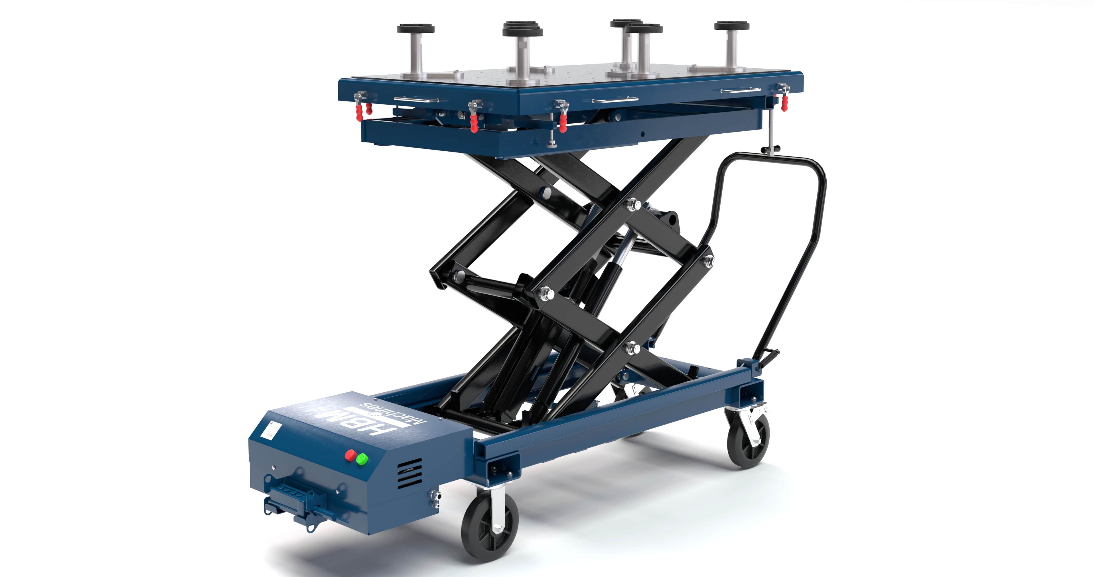 HBM tavolo elevatore EV per montaggio e smontaggio di batterie di veicoli elettrici, 1,2 tonnellate Image 4