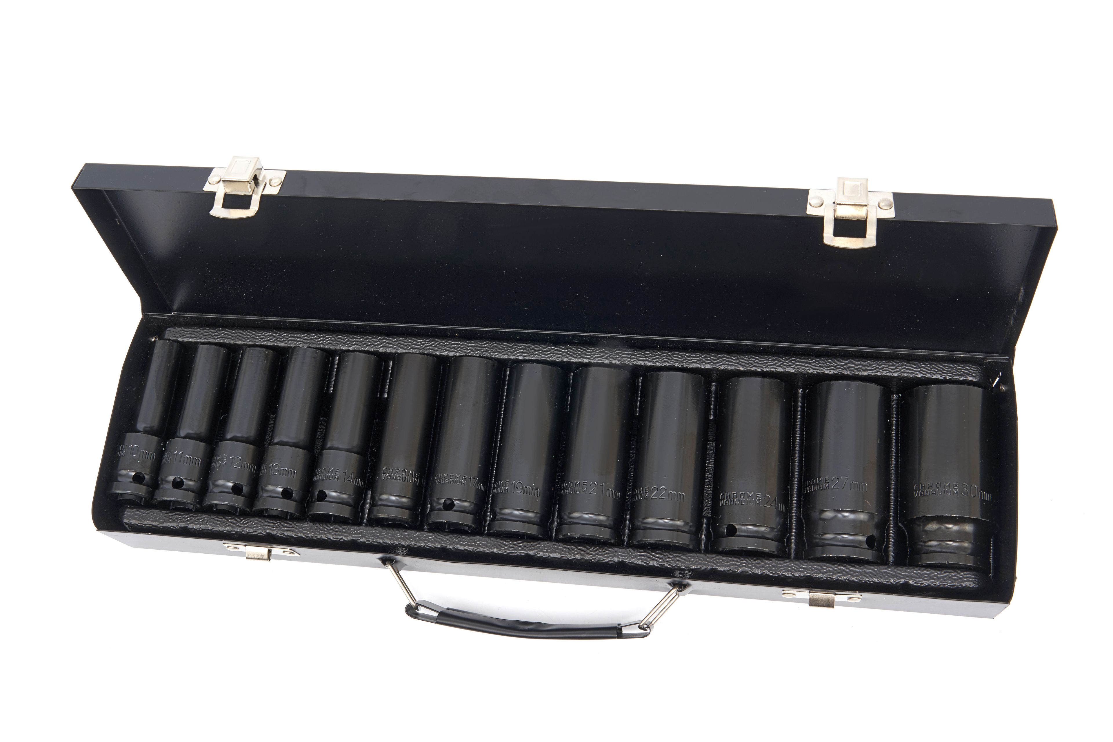 HBM lange krachtdoppenset metrisch 1/2 inch, 13-delig Image 2