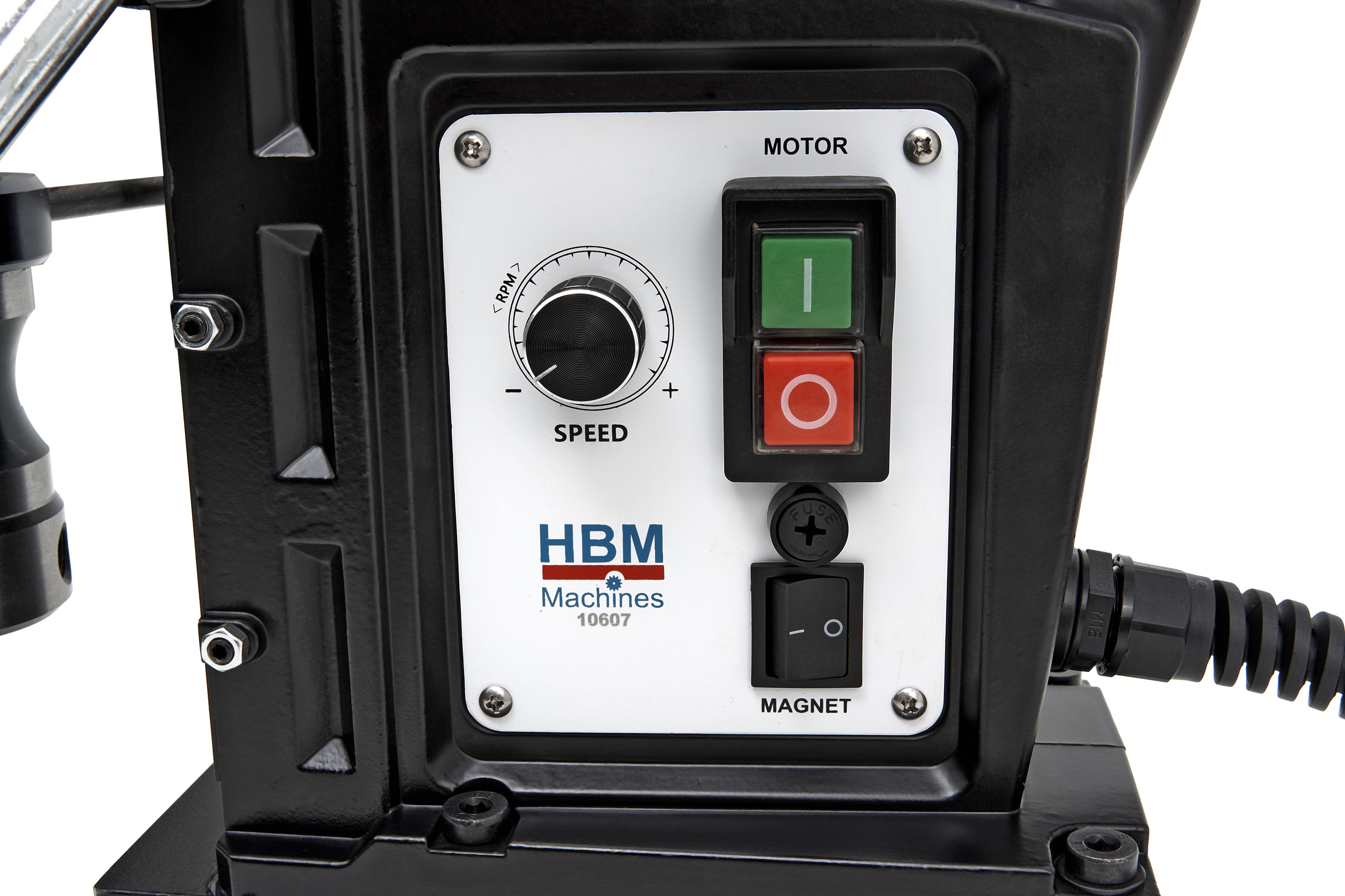 HBM 80 mm Professionele Magneetboormachine met Variabel Toerental Image 9