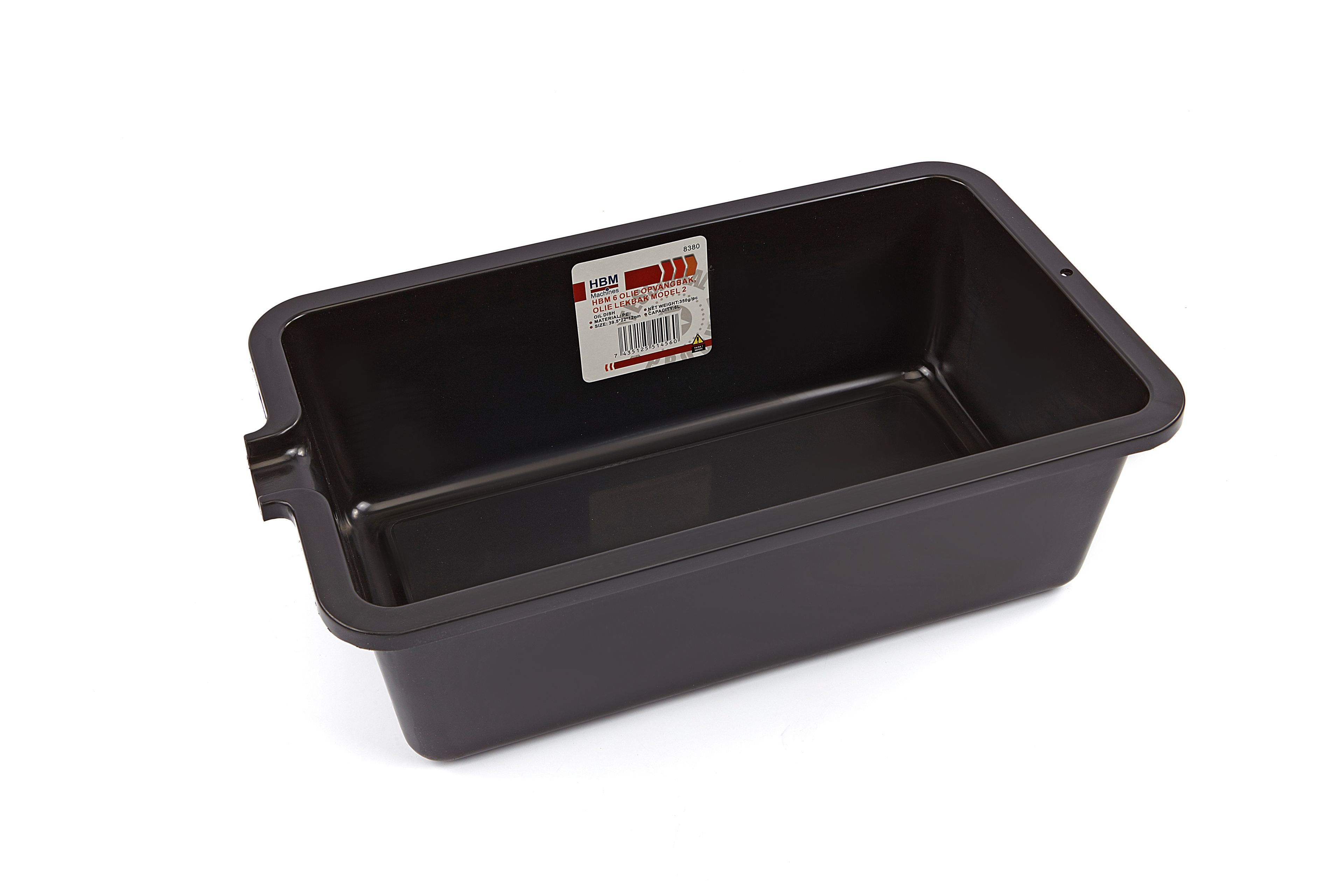 HBM 6 Recipiente para aceite, Cubeta de aceite Modelo 2