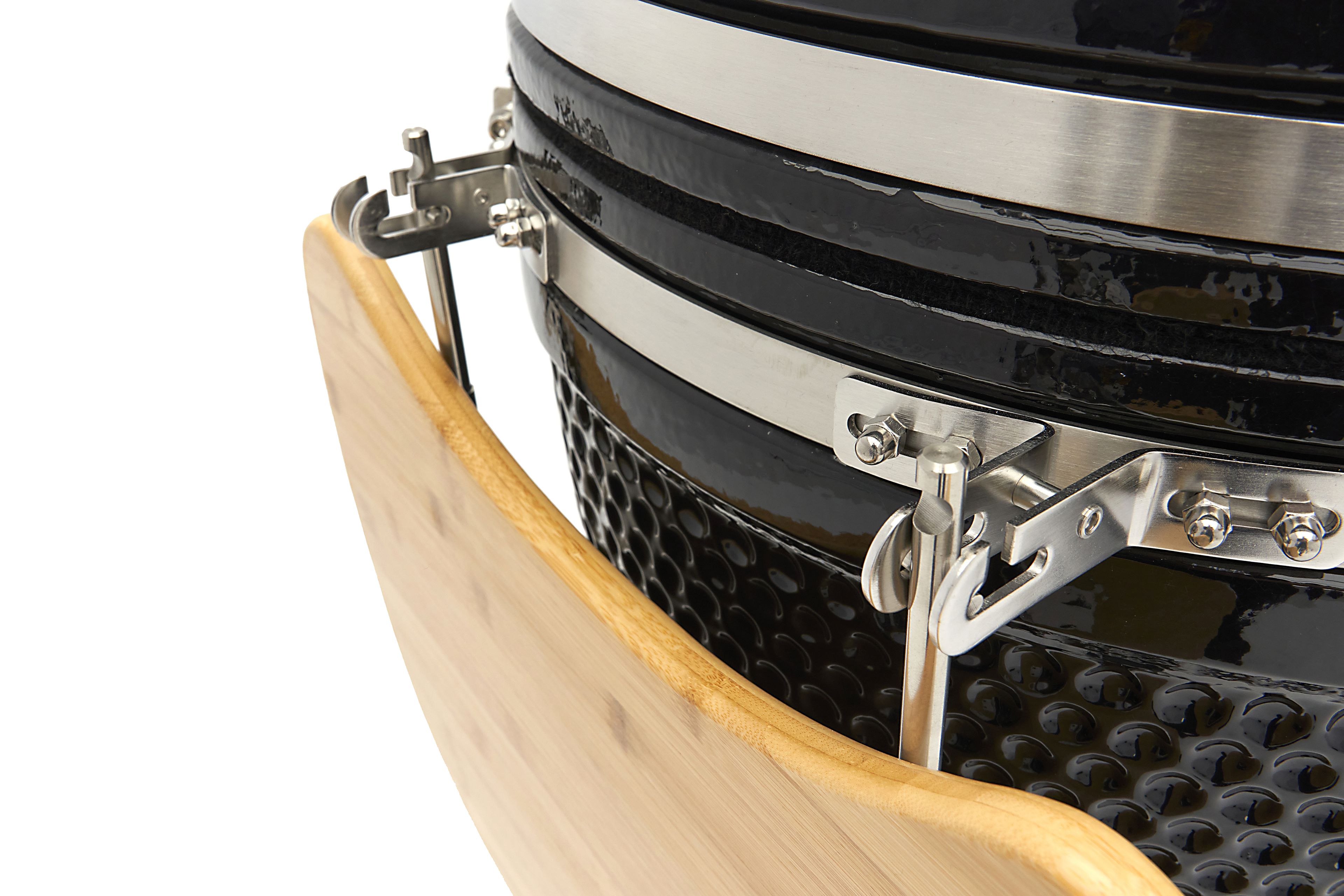 Barbecue Kamado en céramique de 55 cm sur socle mobile Black Edition Image 17