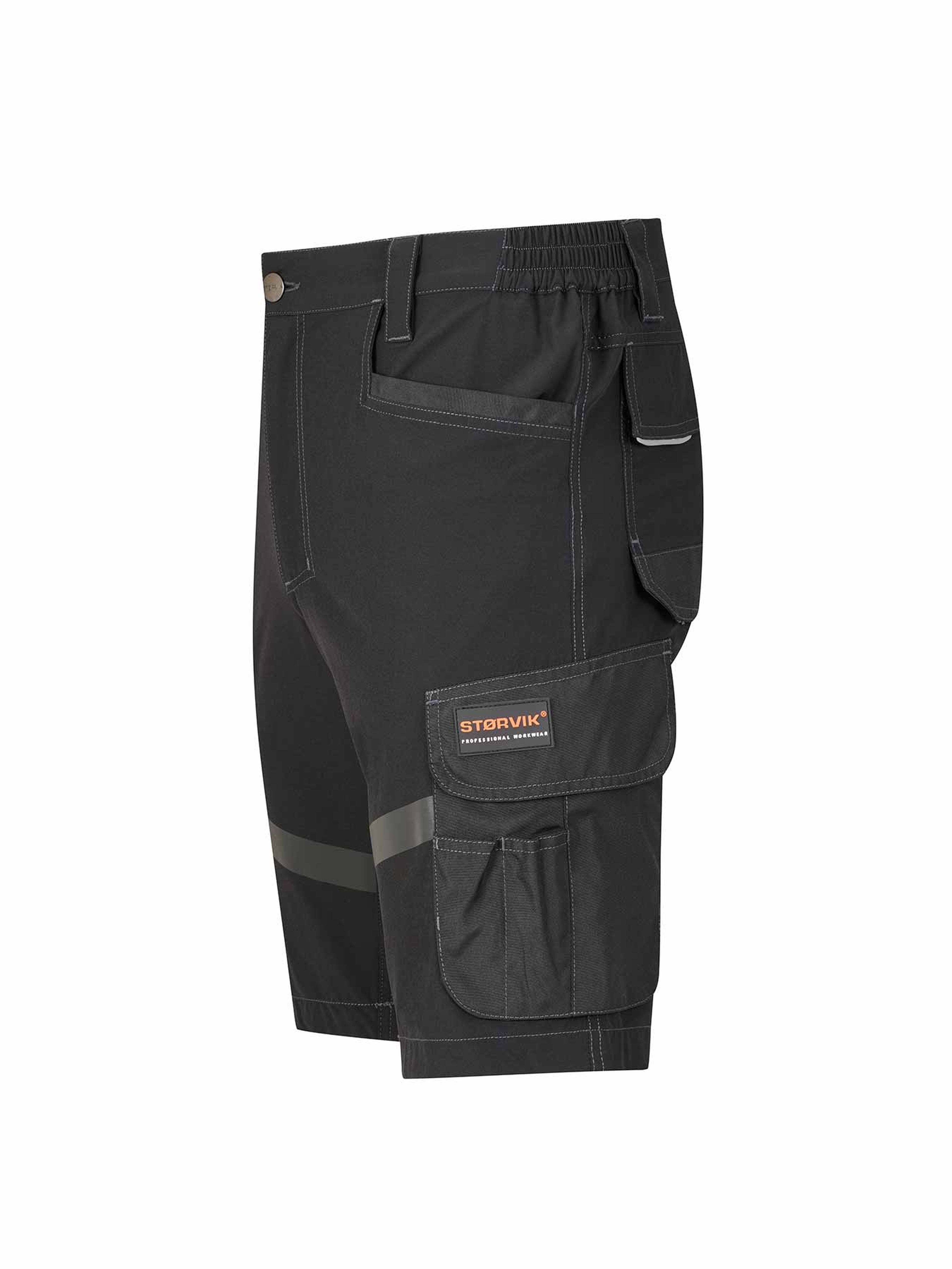 Storvik Stijn short de travail stretch 4 directions Noir | 2XL Image 3