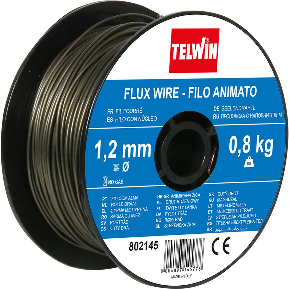 Telwin Fülldraht ohne Gas 1,2 mm 0,8 kg