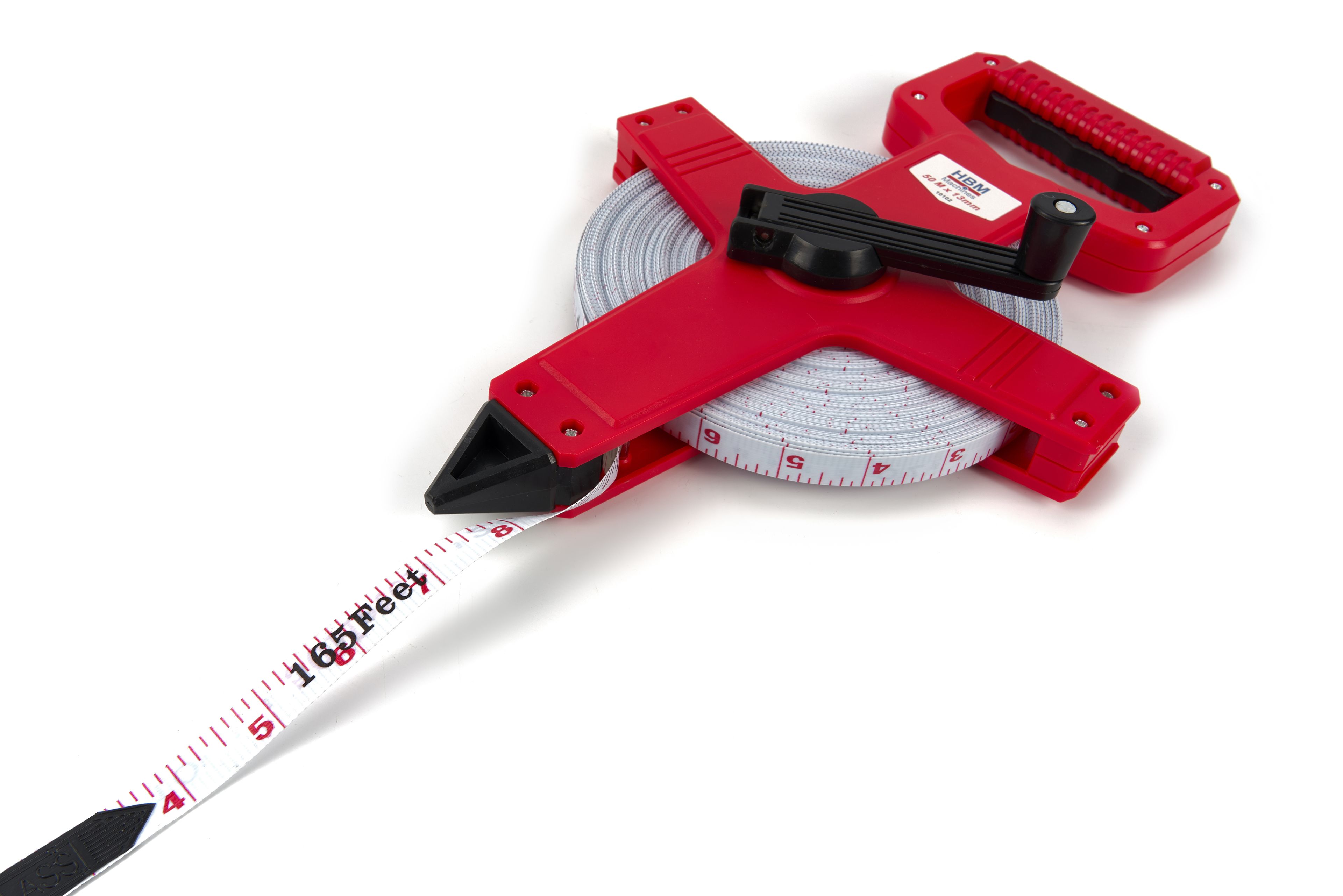 HBM 50 m x 13 mm ruban à mesurer en fibre de verre, ruban à mesurer, arpenteur Image 4