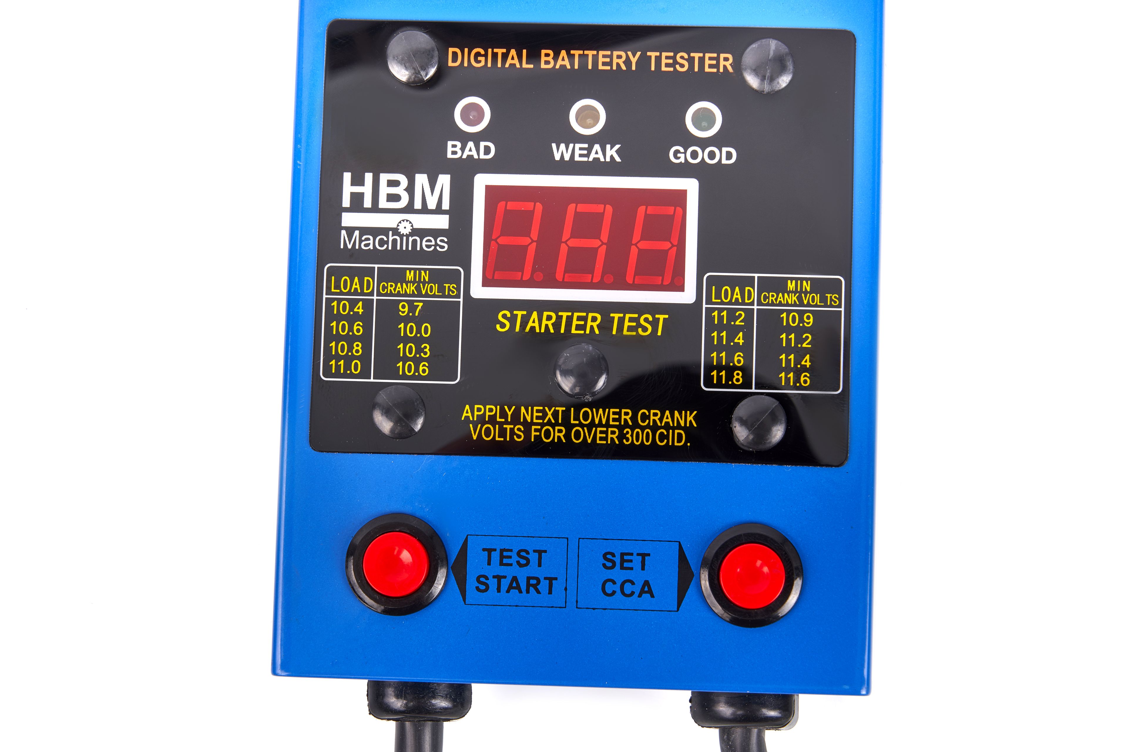 HBM Testeur de batterie numérique professionnel 125 AMP - 12 volts Image 3