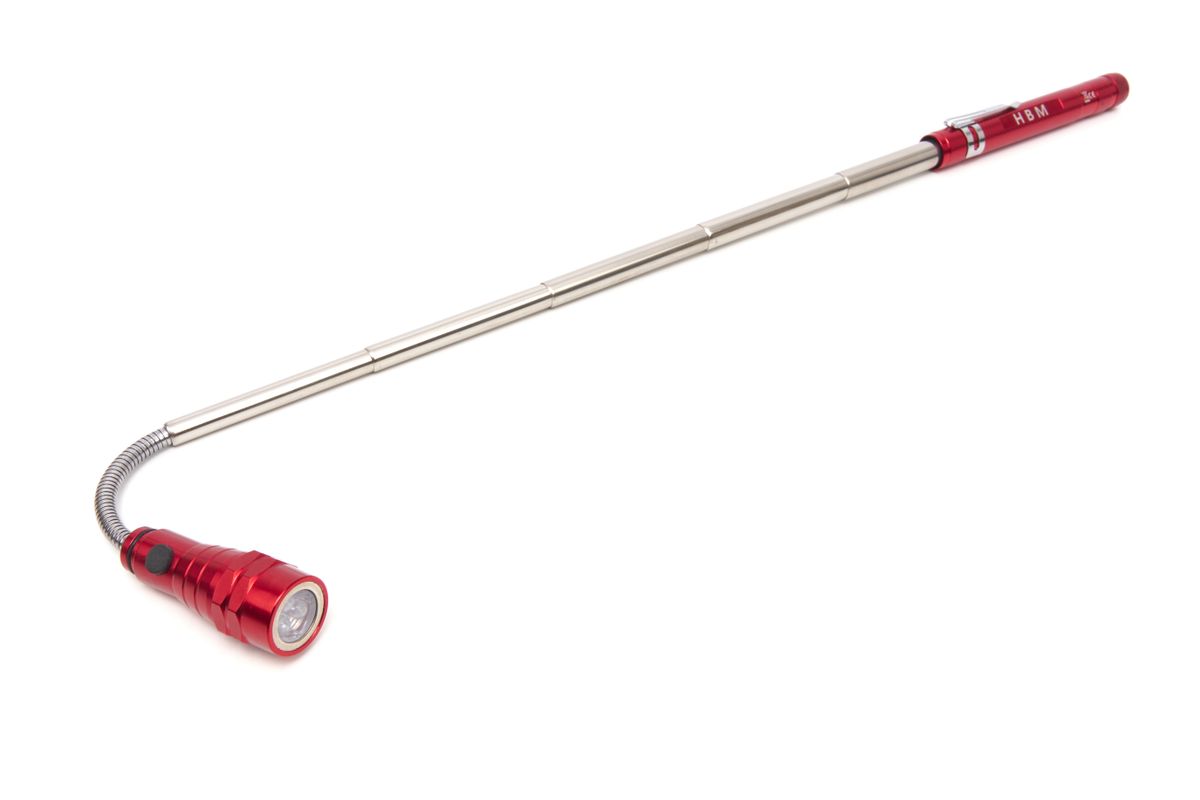 HBM linterna LED magnética, extensible