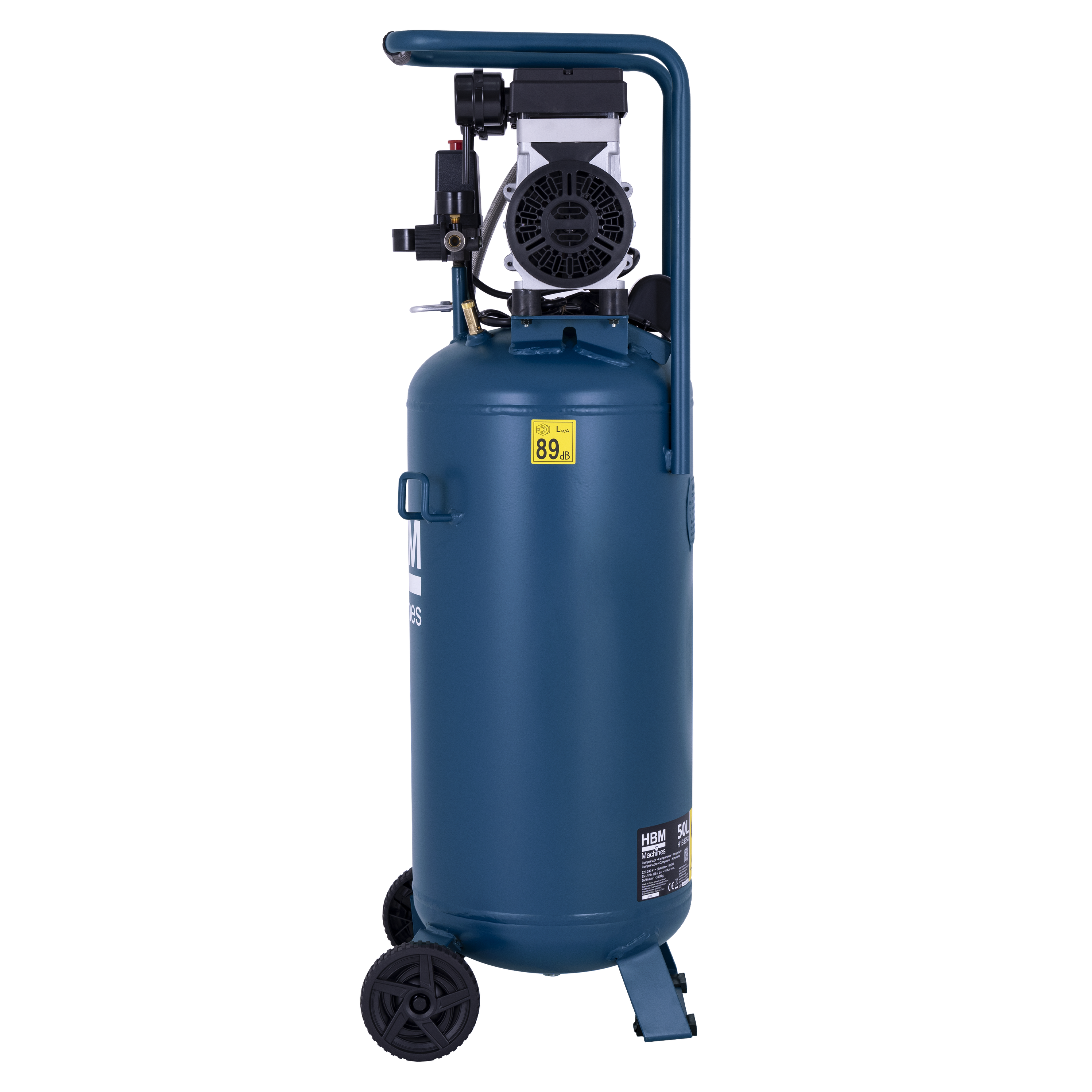 Compresseur professionnel à faible bruit HBM 50 litres Image 5