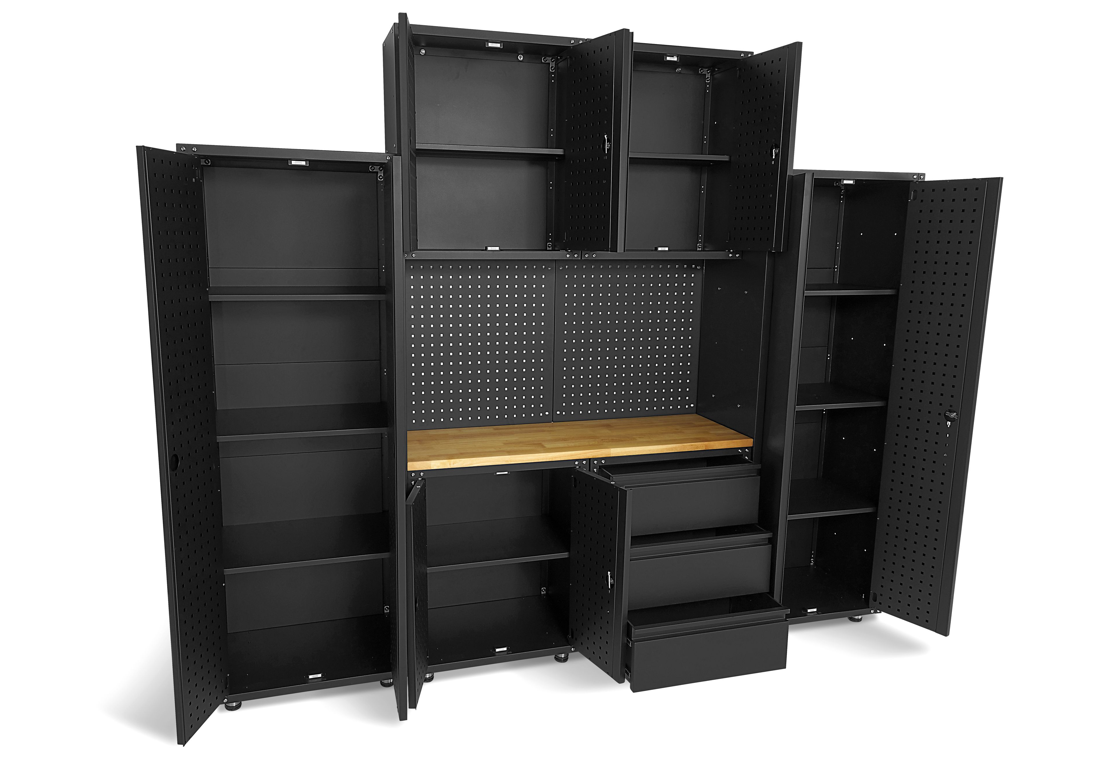 HBM Sistema di officina premium, 9 pezzi, nero opaco, modello 2 Image 6