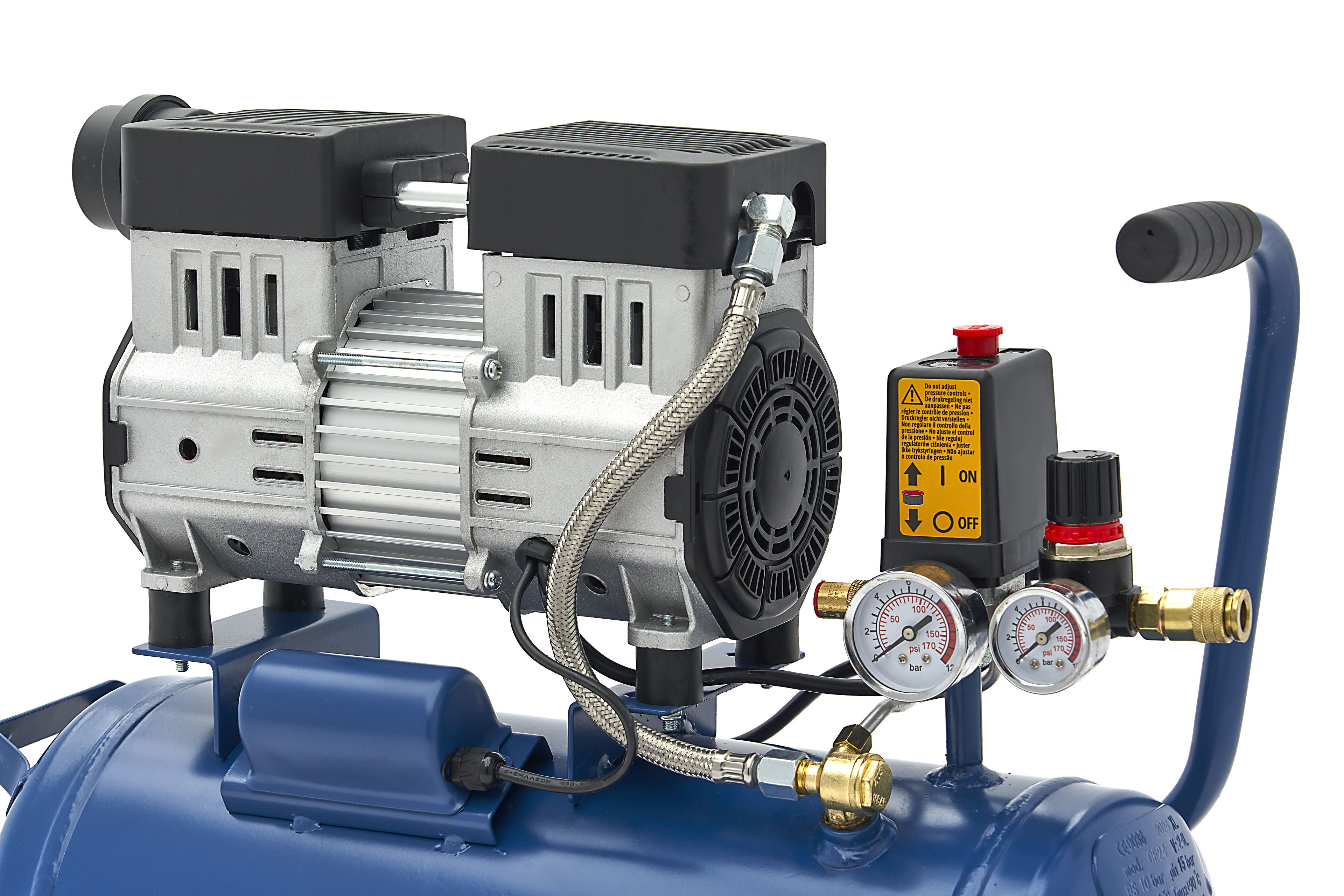 HBM Compresseur silencieux sans huile 24 litres Image 8