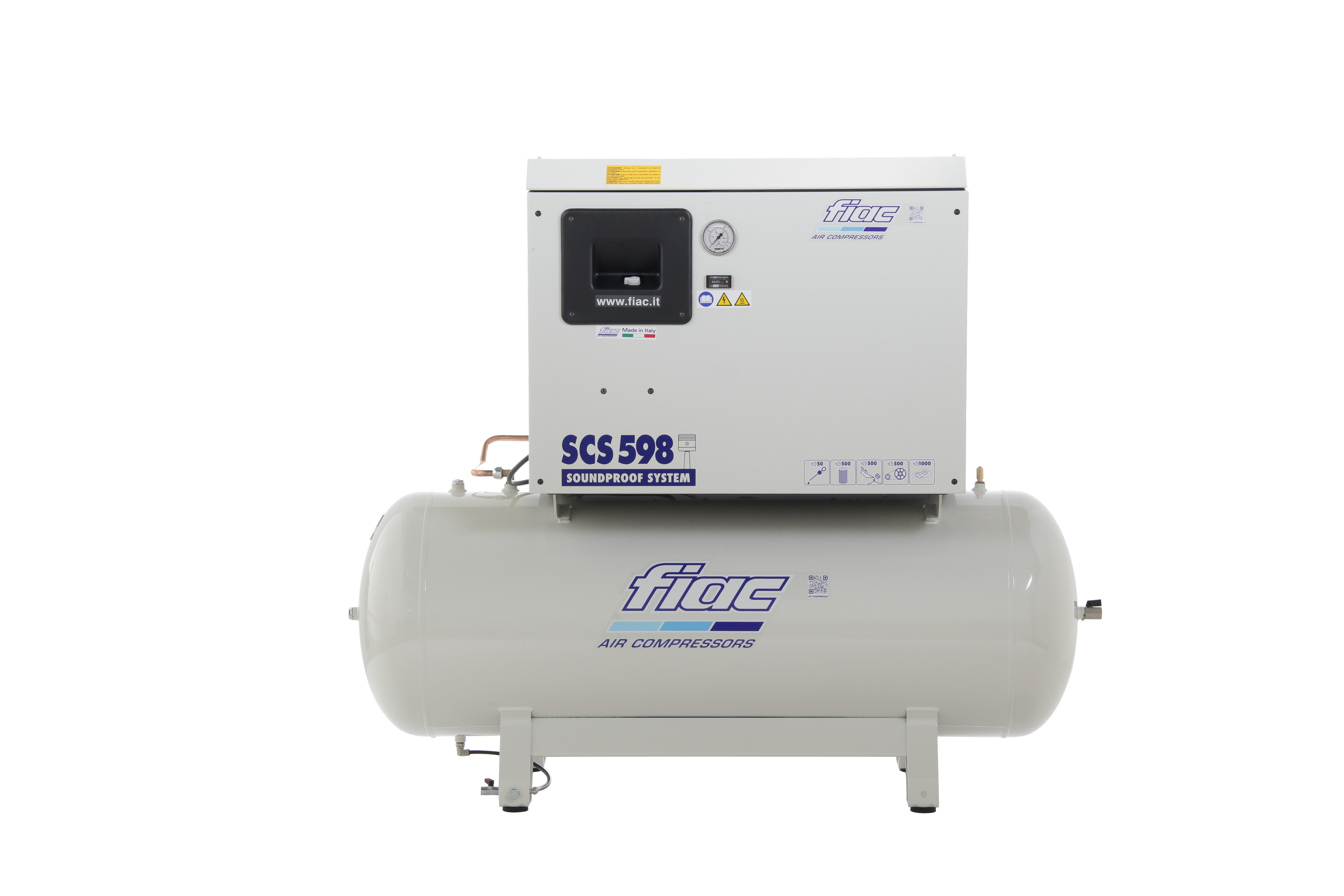 Fiac compressore insonorizzato SCS 300lt - AB598 5,5 HP 300 litri Image 2
