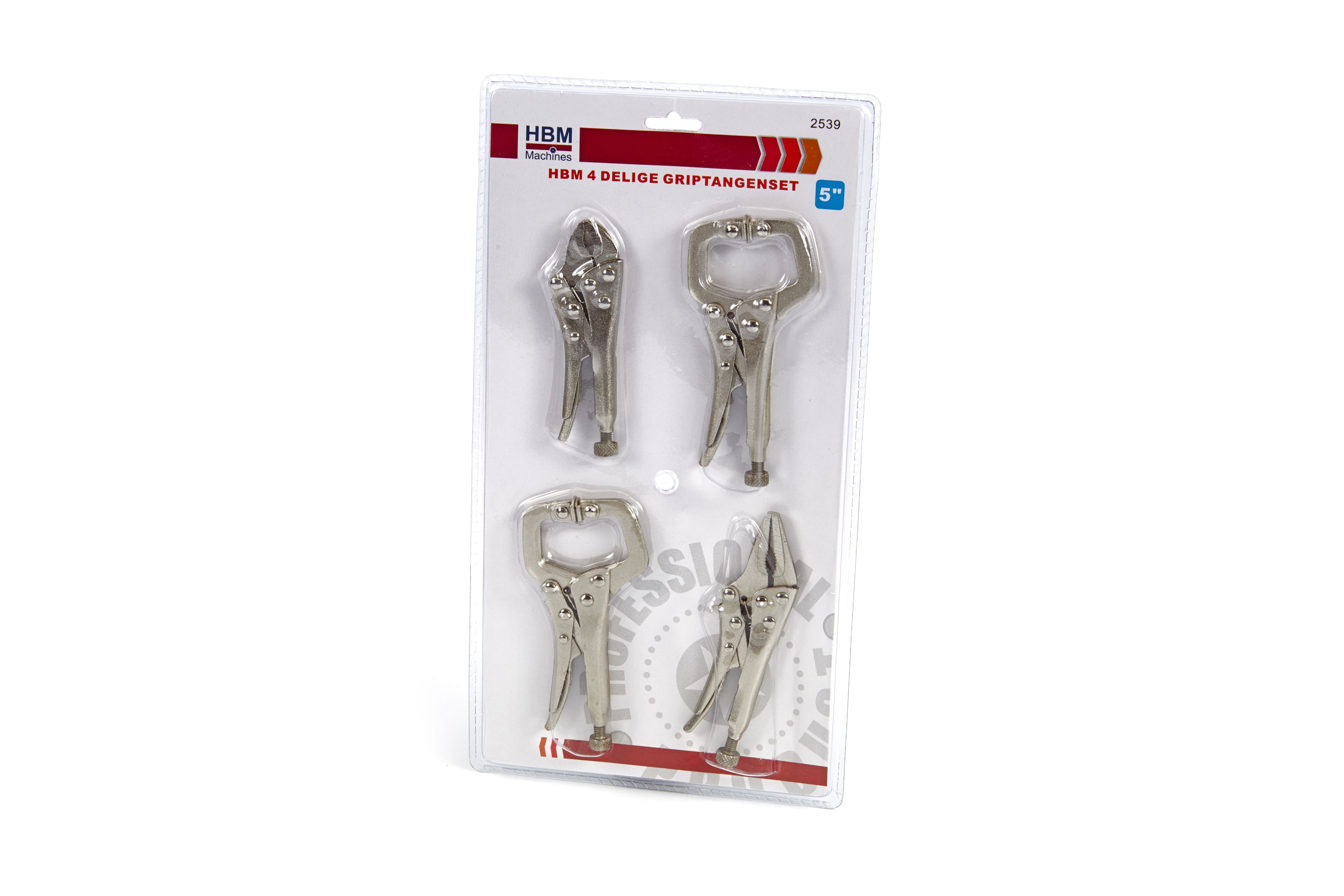 Conjunto de alicates de agarre de 4 piezas HBM Image 2
