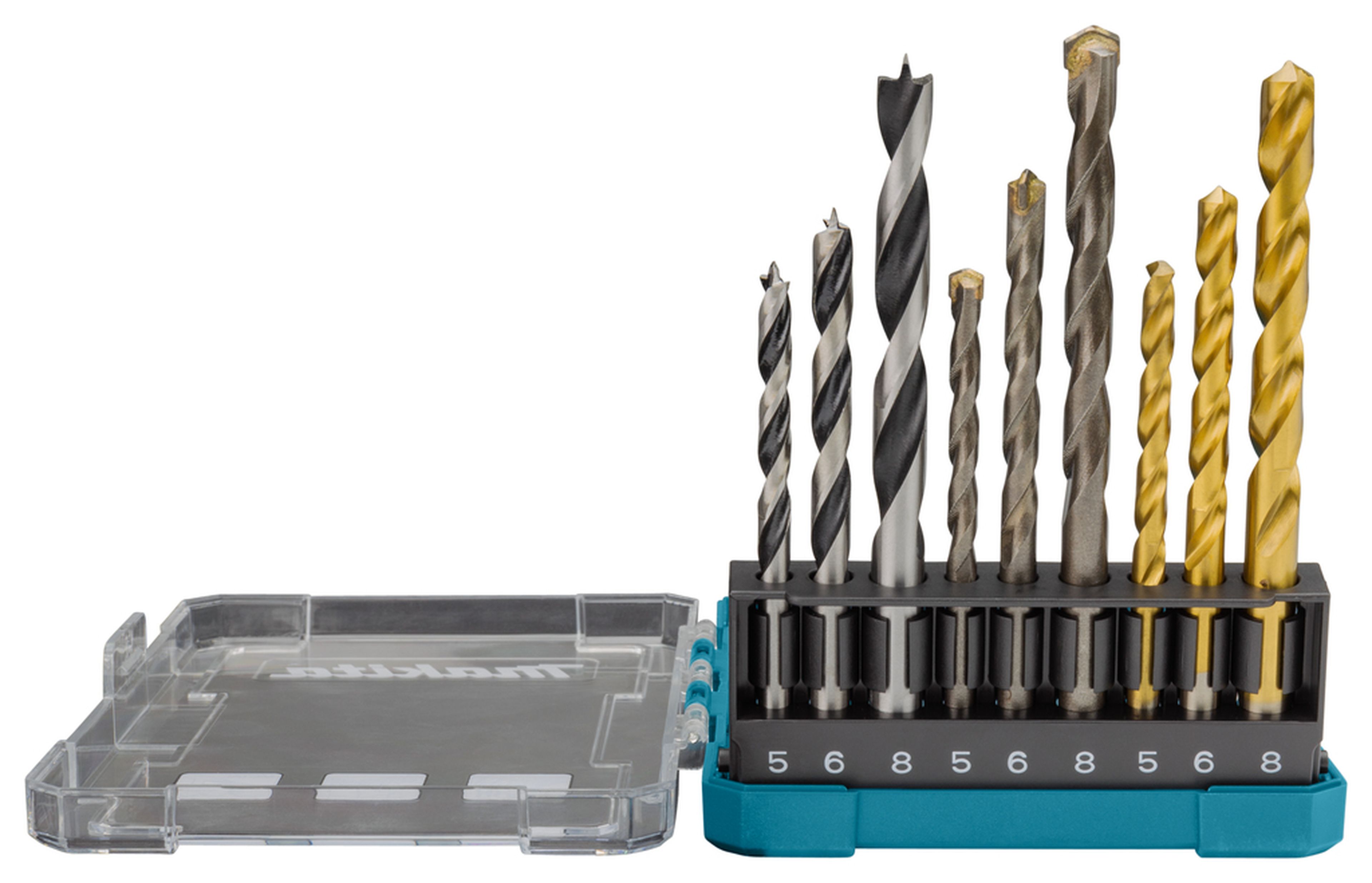 Set di punte Makita 9 pezzi per Pietra/Legno/Metallo D-71962 Image 6