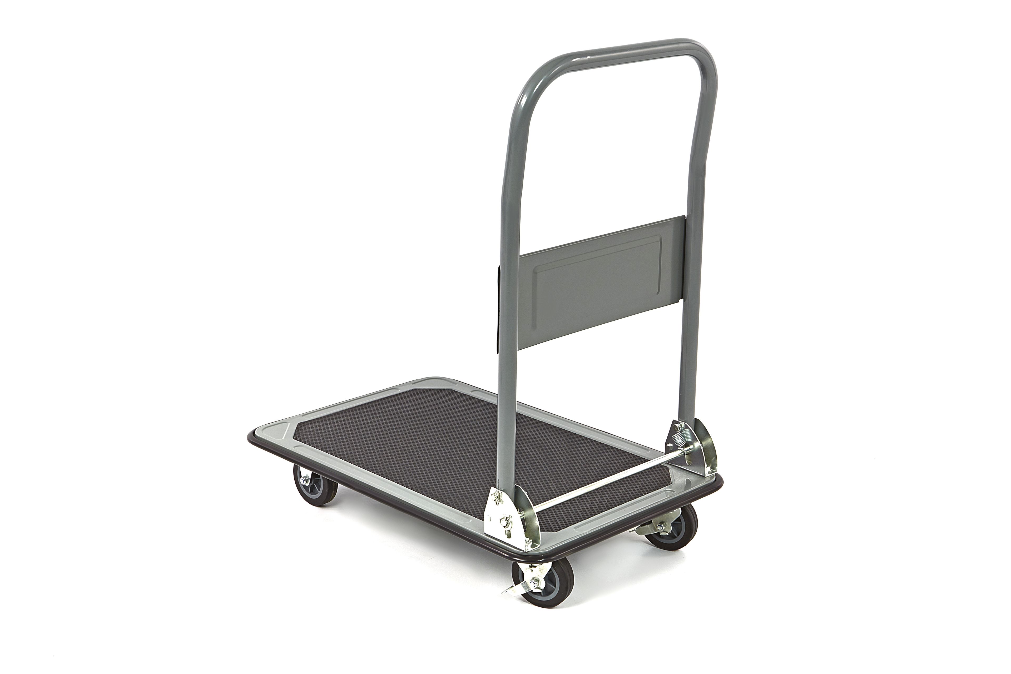 Chariot de transport pliable HBM 150 kilos, Chariot de transport avec frein Image 2