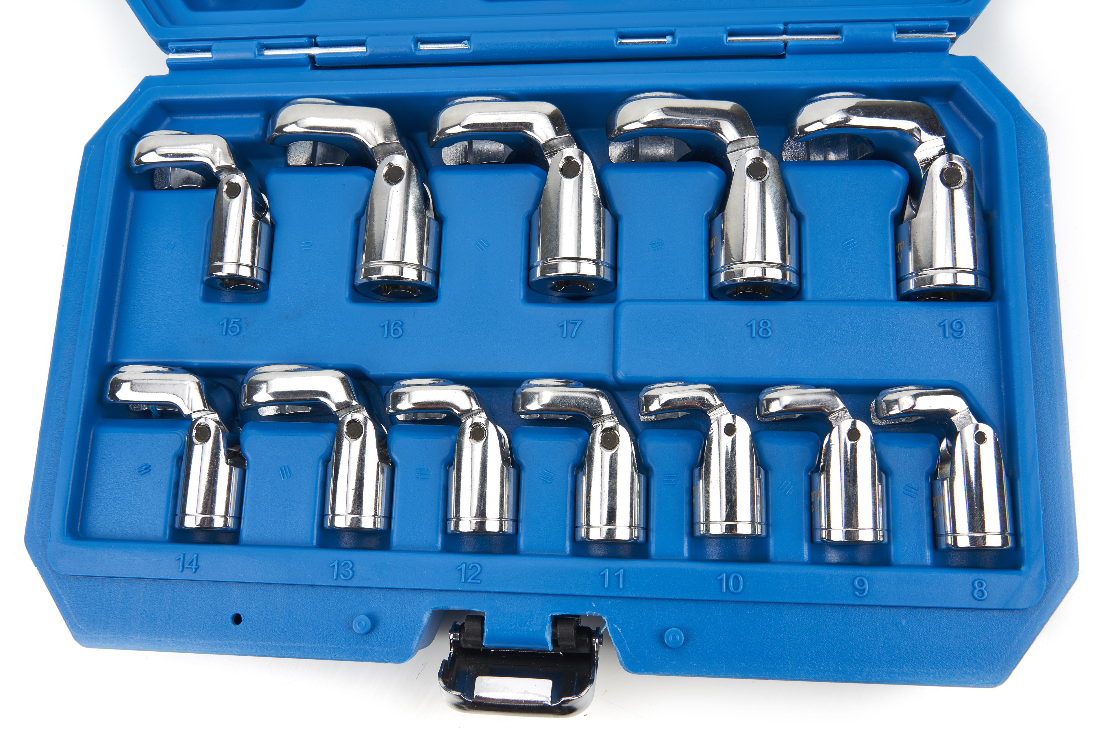 HBM 12-teiliger kippbarer Brechstangenschlüsselsatz mit 3/8inch-Ausschnitt Image 2