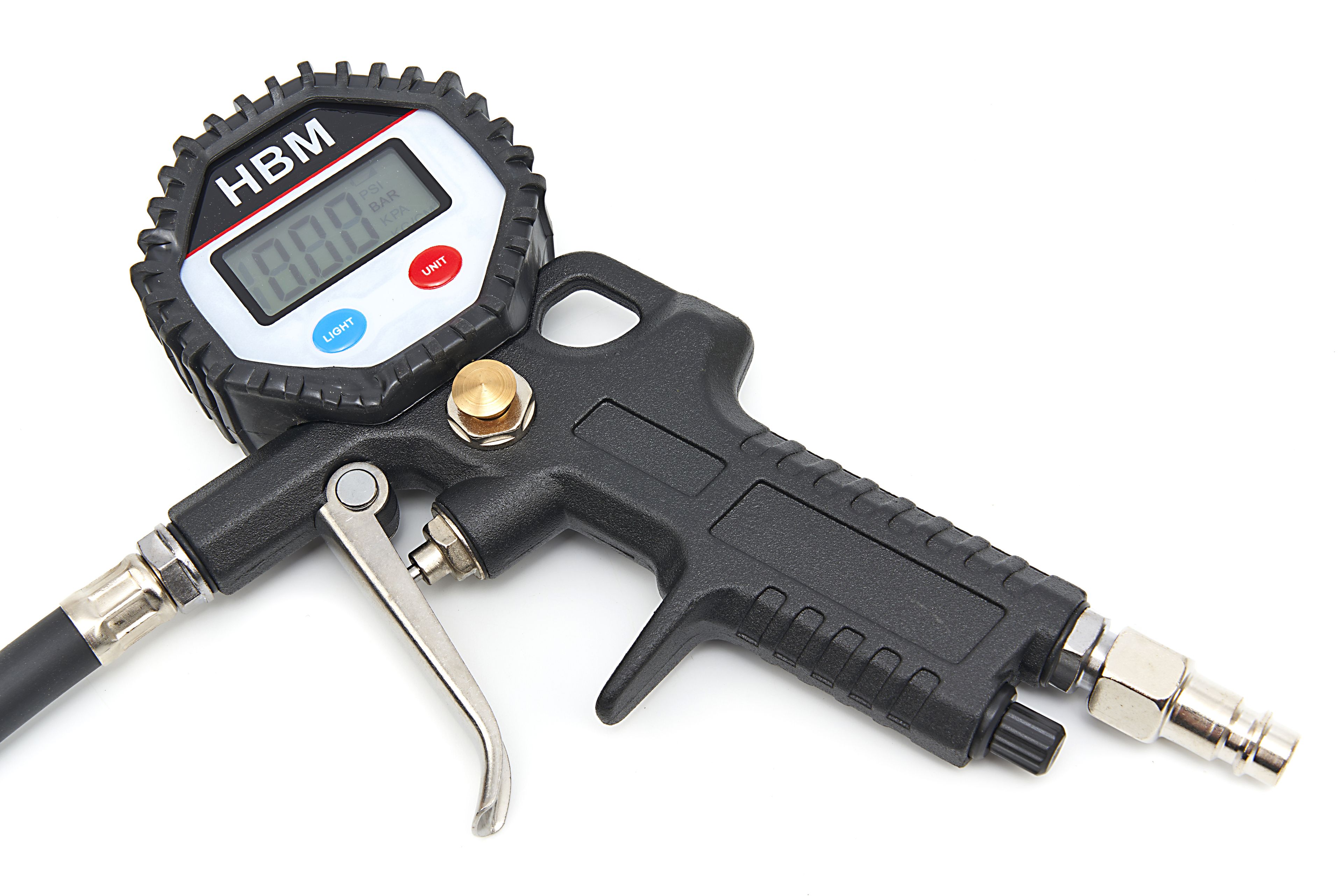 Pompe à pneu numérique HBM Avec écran LCD 0,2 - 13,8 Bar Image 3