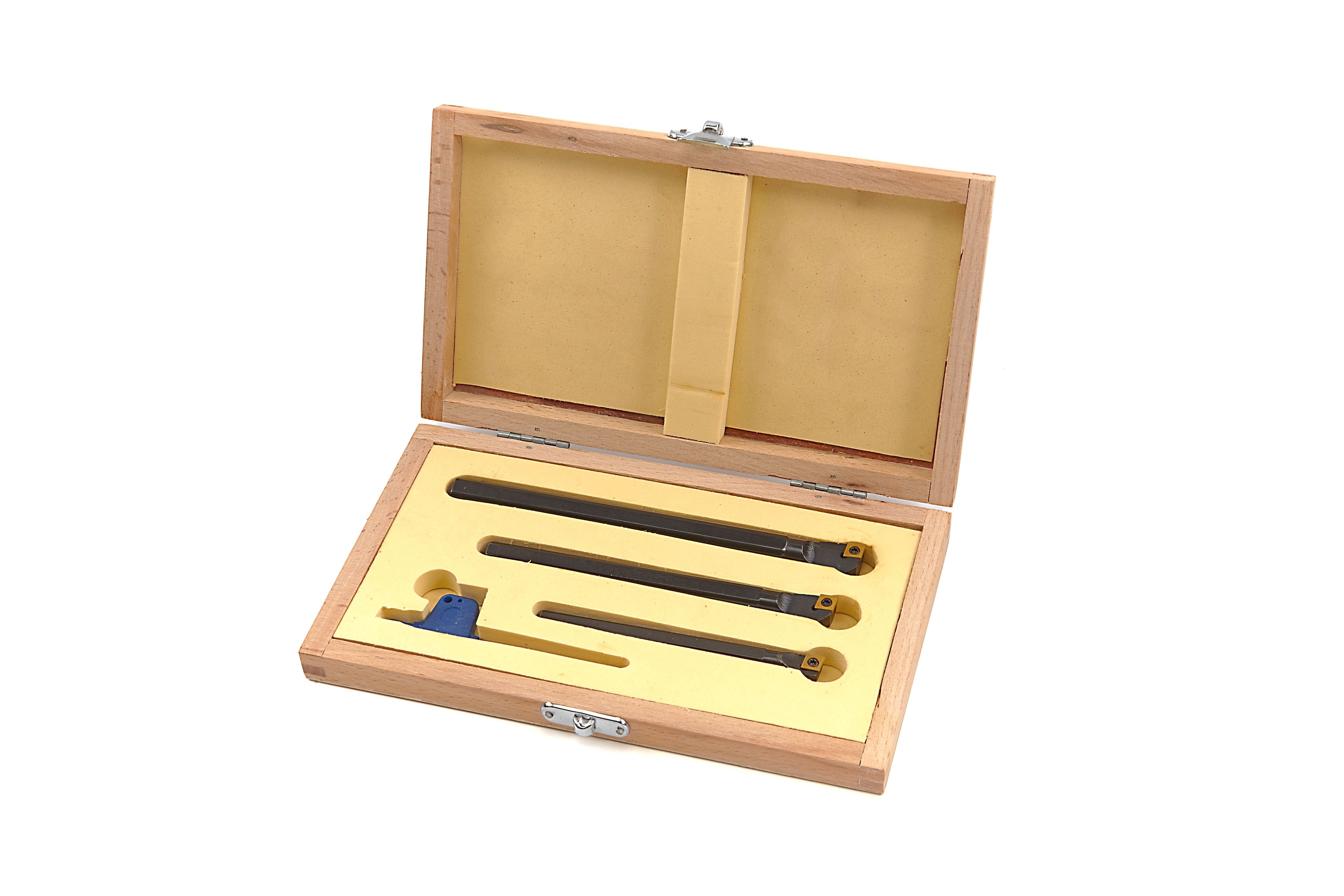 Set di scalpelli interni HBM 3 pezzi con piastre intercambiabili in HM