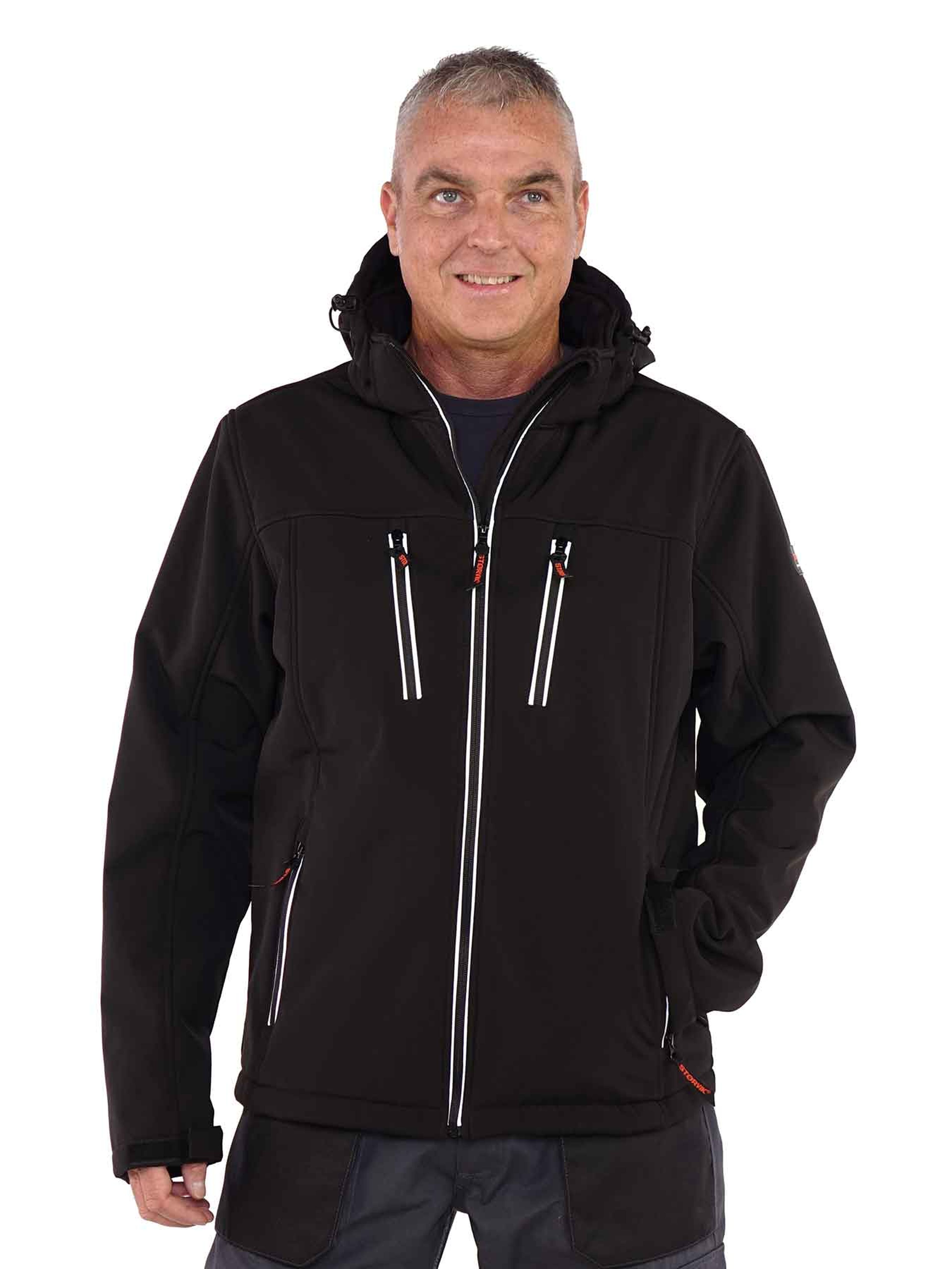 Jacket Softshell Storvik Clive Nera M Image 4
