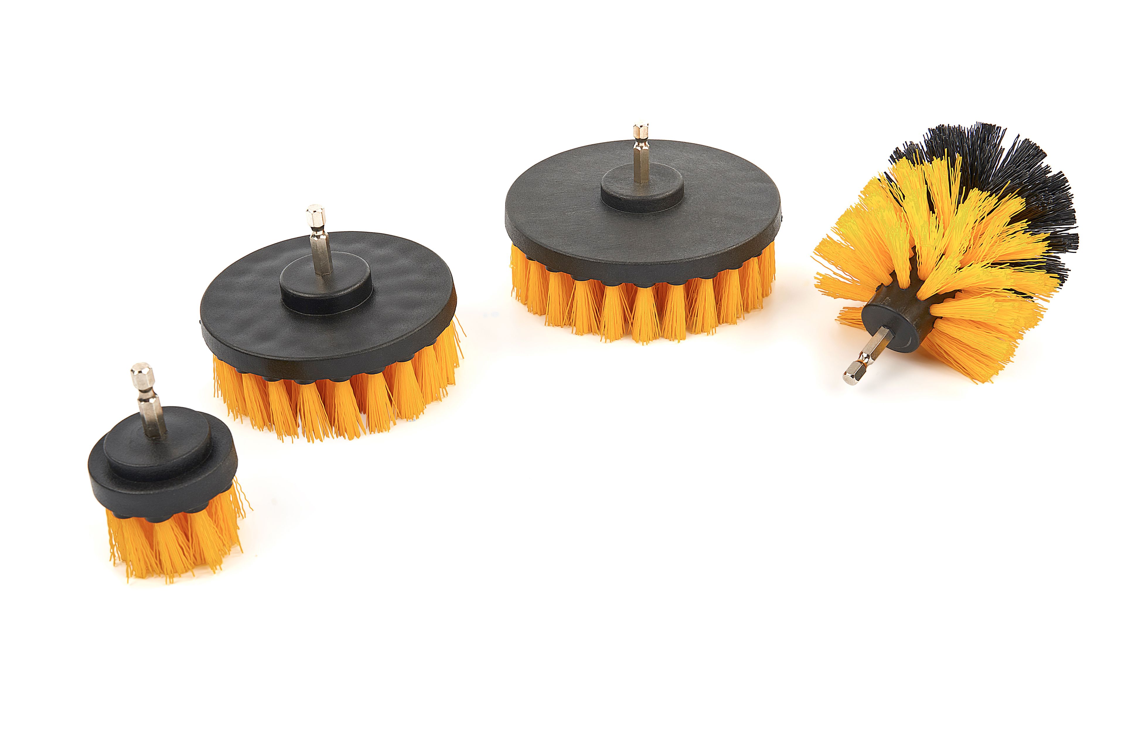 Set de cepillos de limpieza de 4 piezas HBM para el taladro Image 2