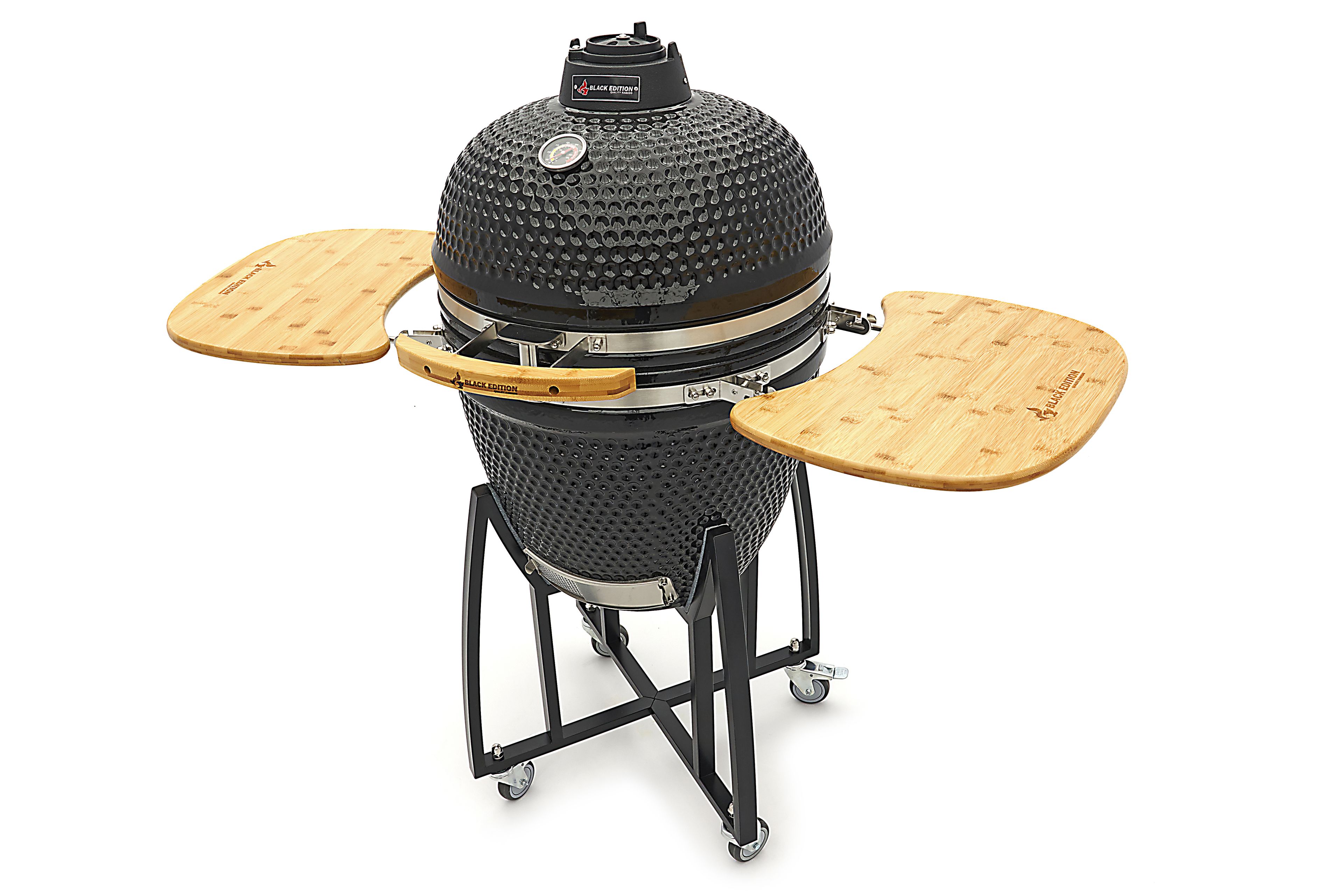 Barbecue en céramique de 60 cm sur roulettes Black Edition Image 2