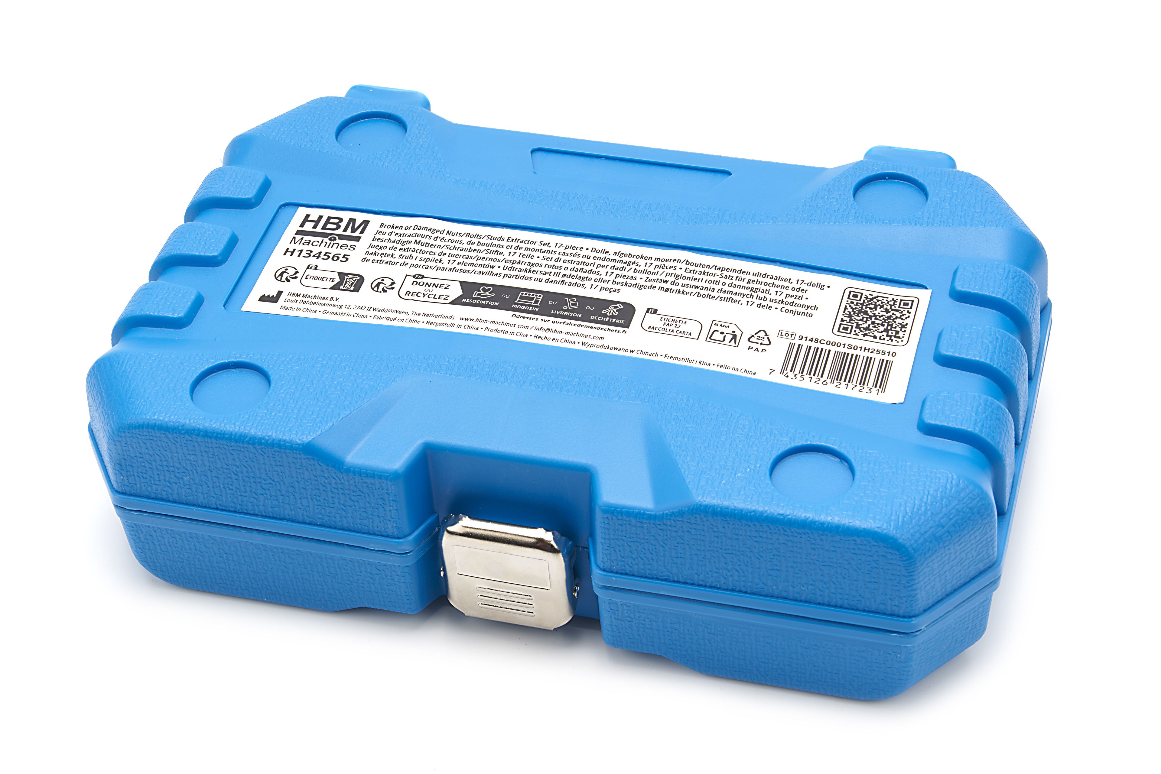 HBM Coffret extracteur pour écrous, boulons et goujons endommagés, 17 pièces Image 7