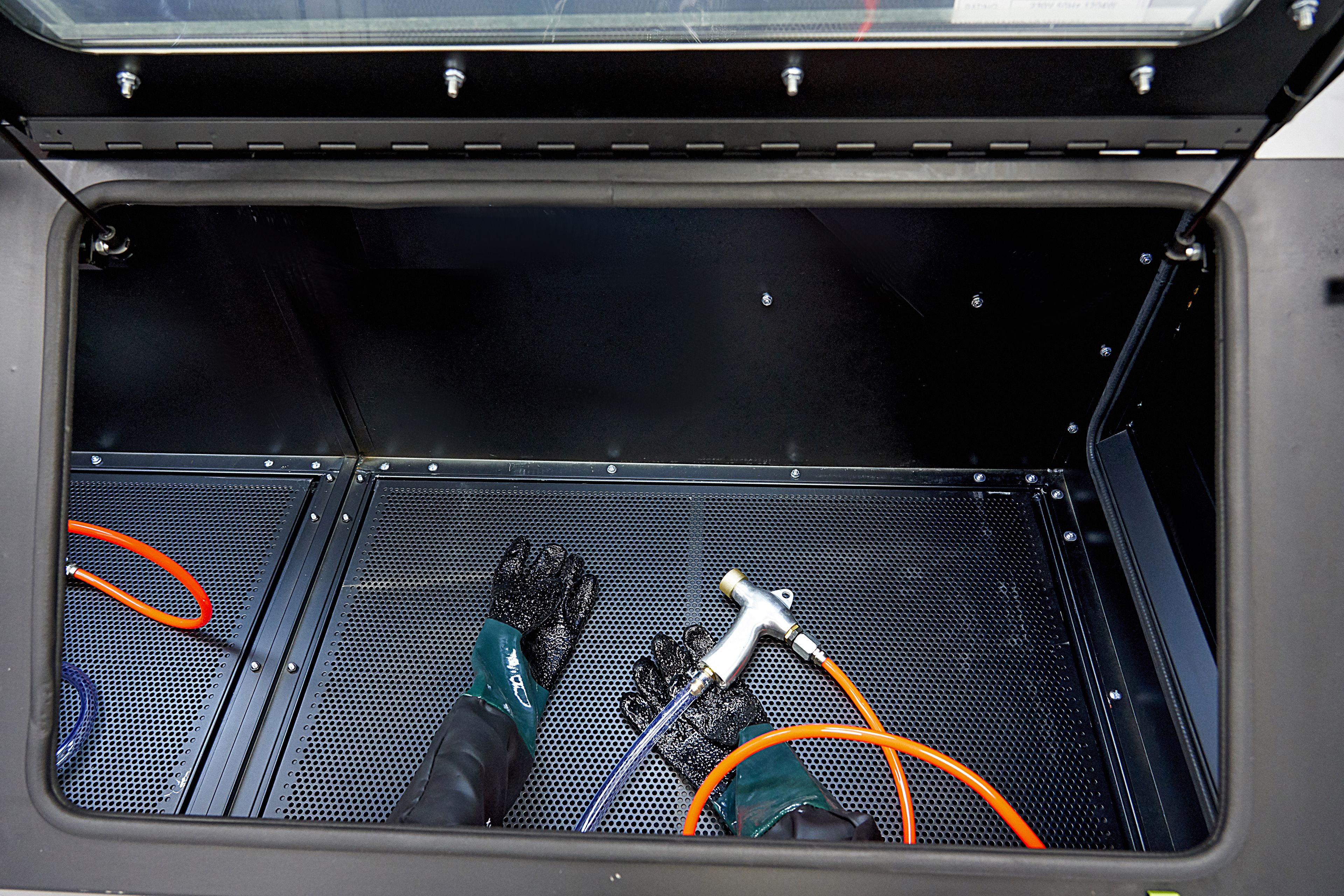 Cabine de sablage double HBM SBC 880 avec 2 ventilateurs d'extraction Image 22