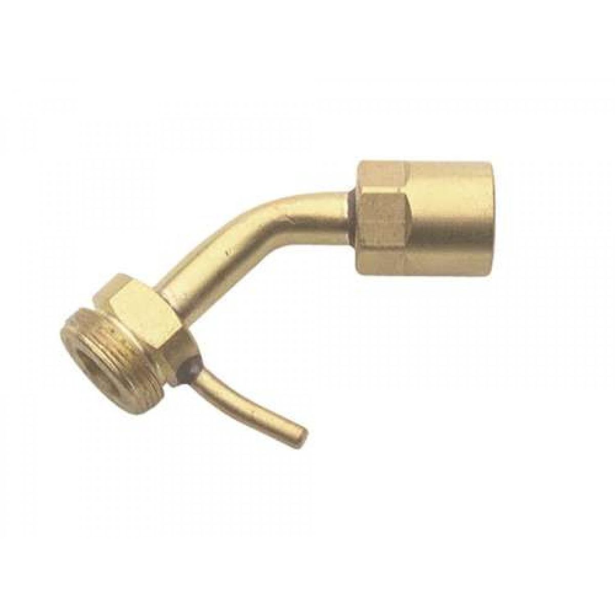 Sievert Halspijp 7cm - latón con gancho de suspensión