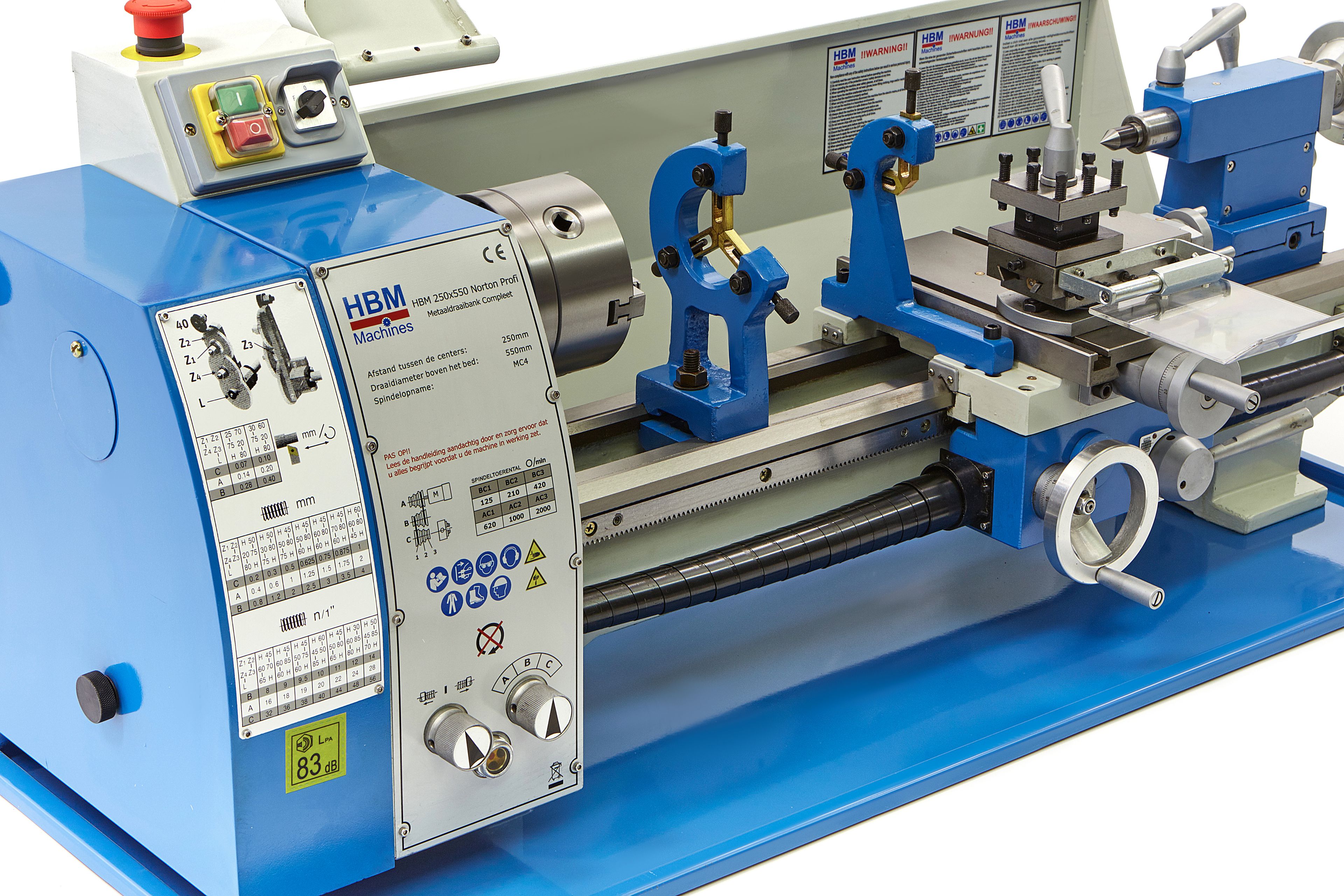 HBM metaaldraaibank 250 x 550 norton Image 6