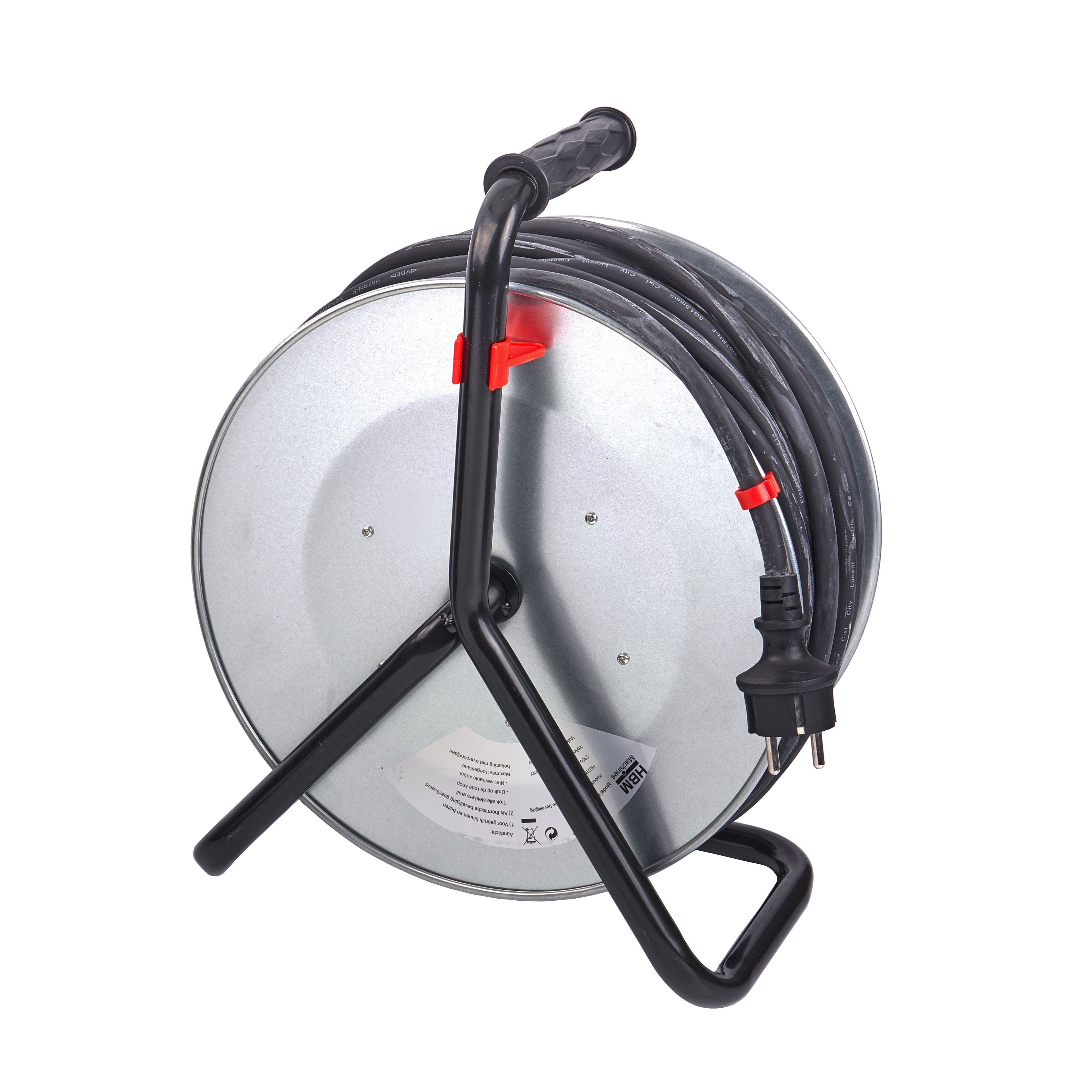 HBM 50 Meter Spatwaterdichte IP44 Stroomhaspel, Kabelhaspel 3 x 1,5 mm Image 3