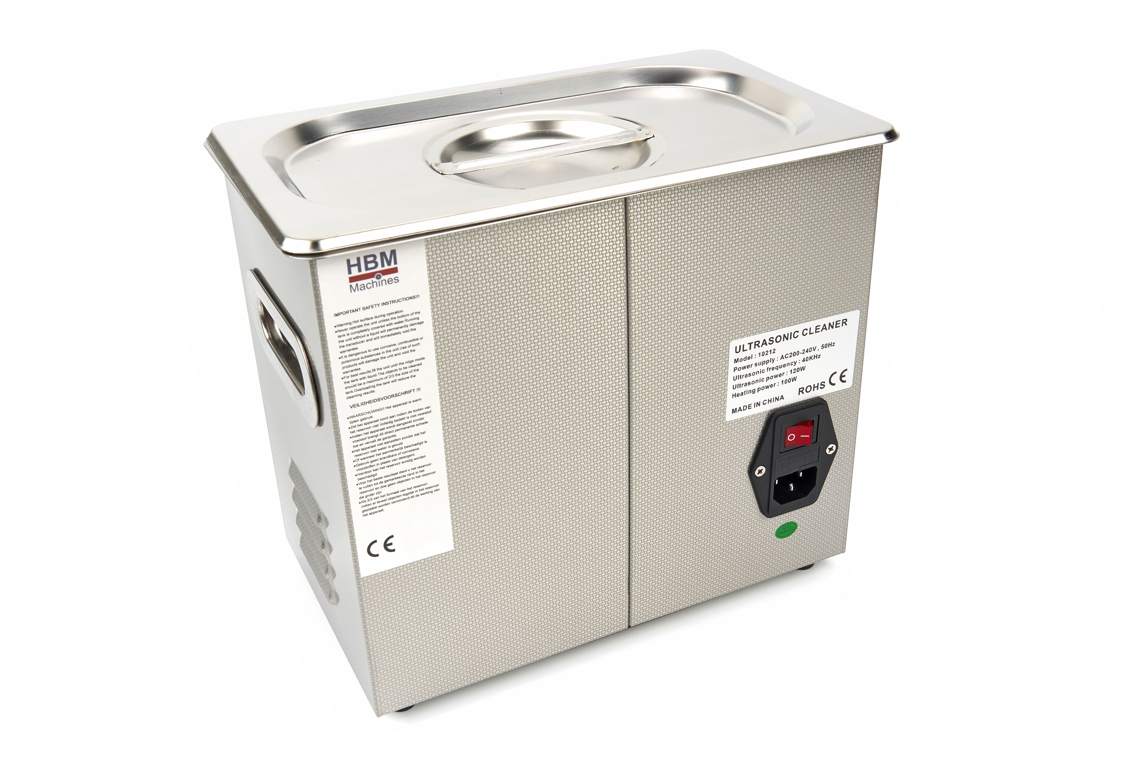 HBM Ultrasoon Reinigers 3,2 l Image 4