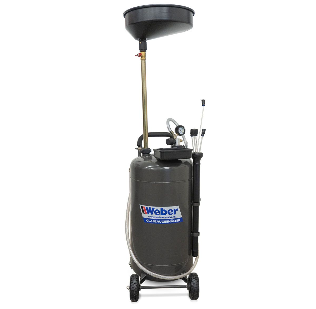 Weber Ölauffangwagen mit Absauger 85 l