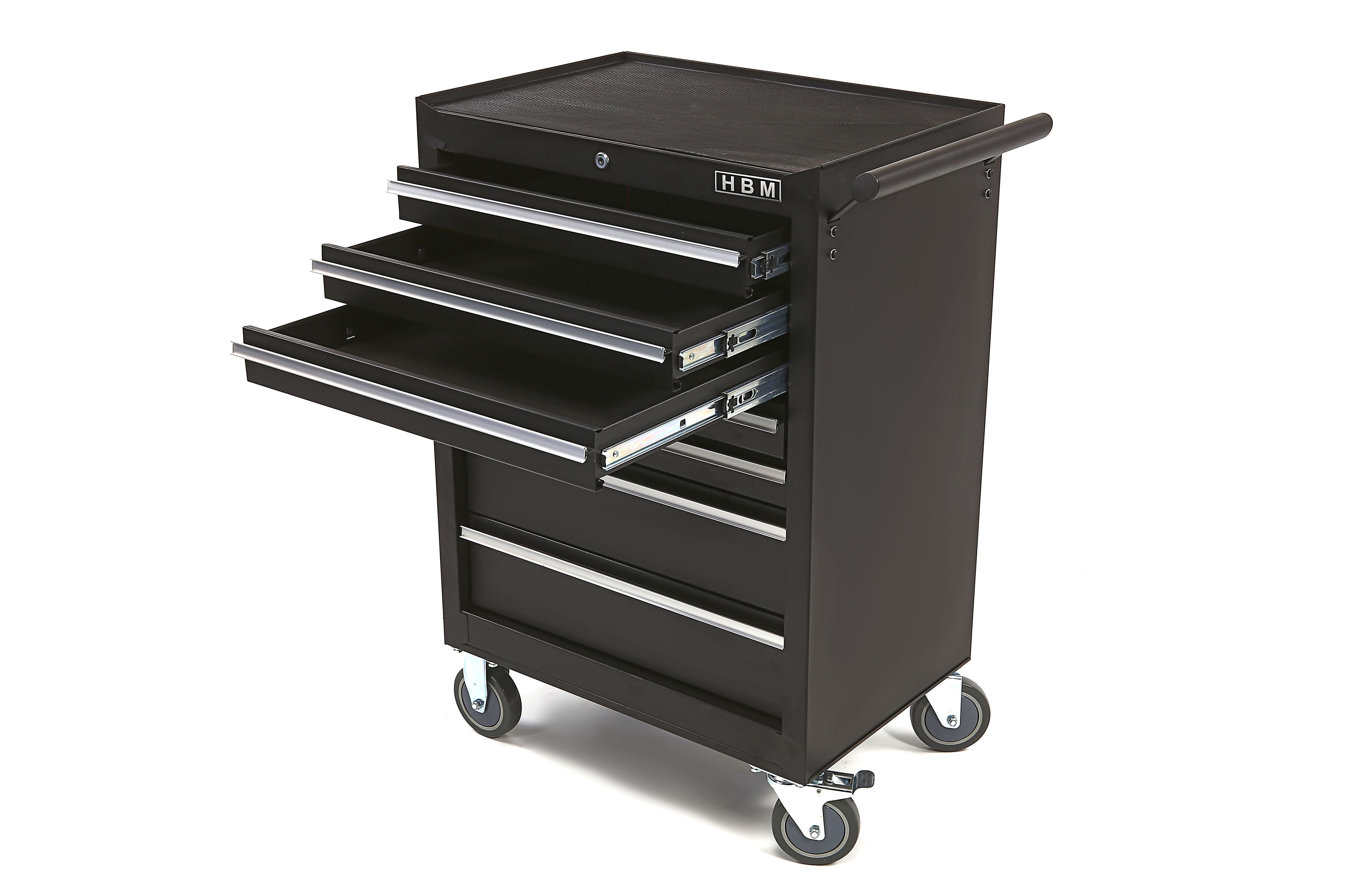 Carrello Porta Attrezzi HBM 7 Cassette – NERO Image 4