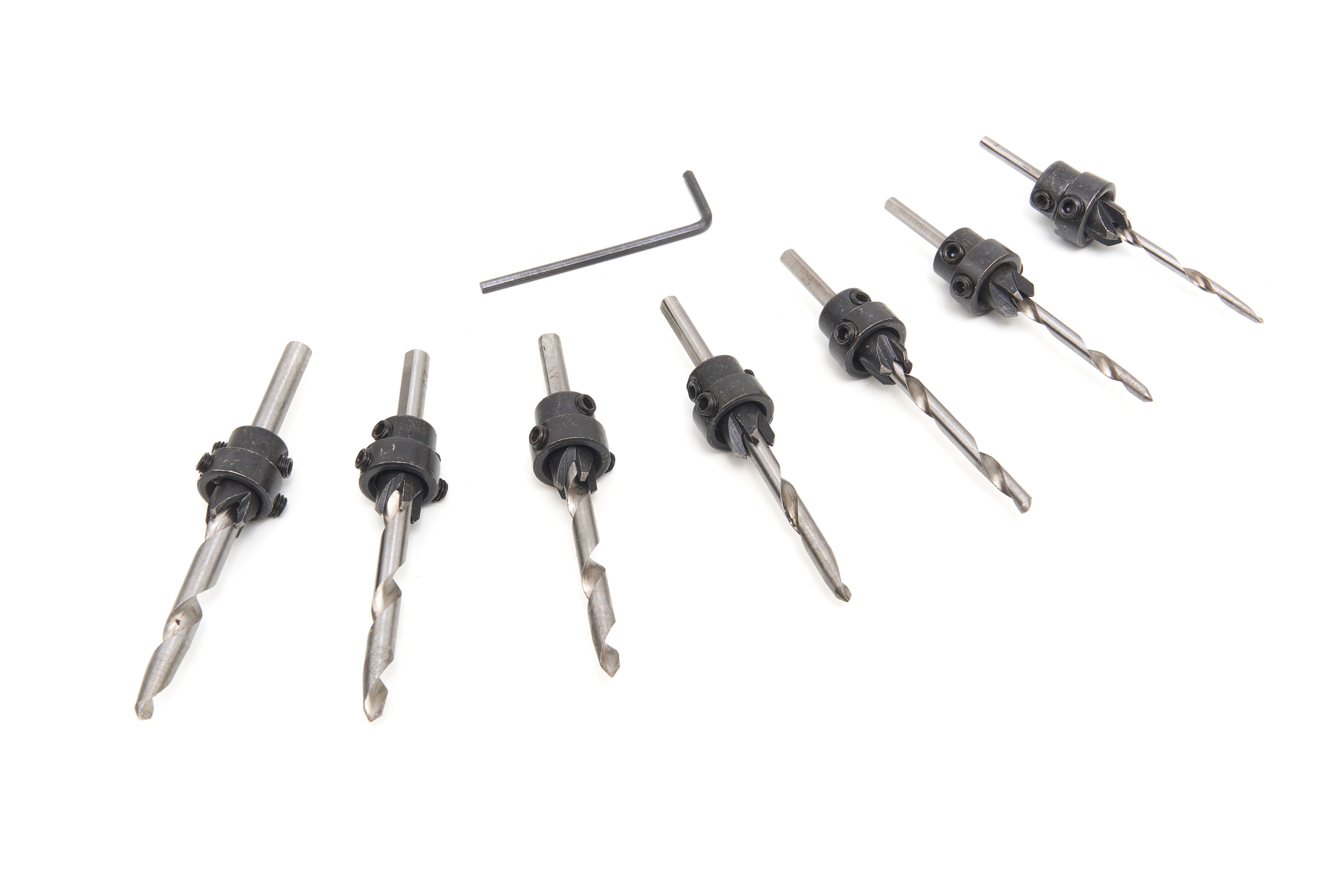 HBM Jeu de forets à bois 8 pièces, jeu de forets à fraiser modèle 2 Image 3