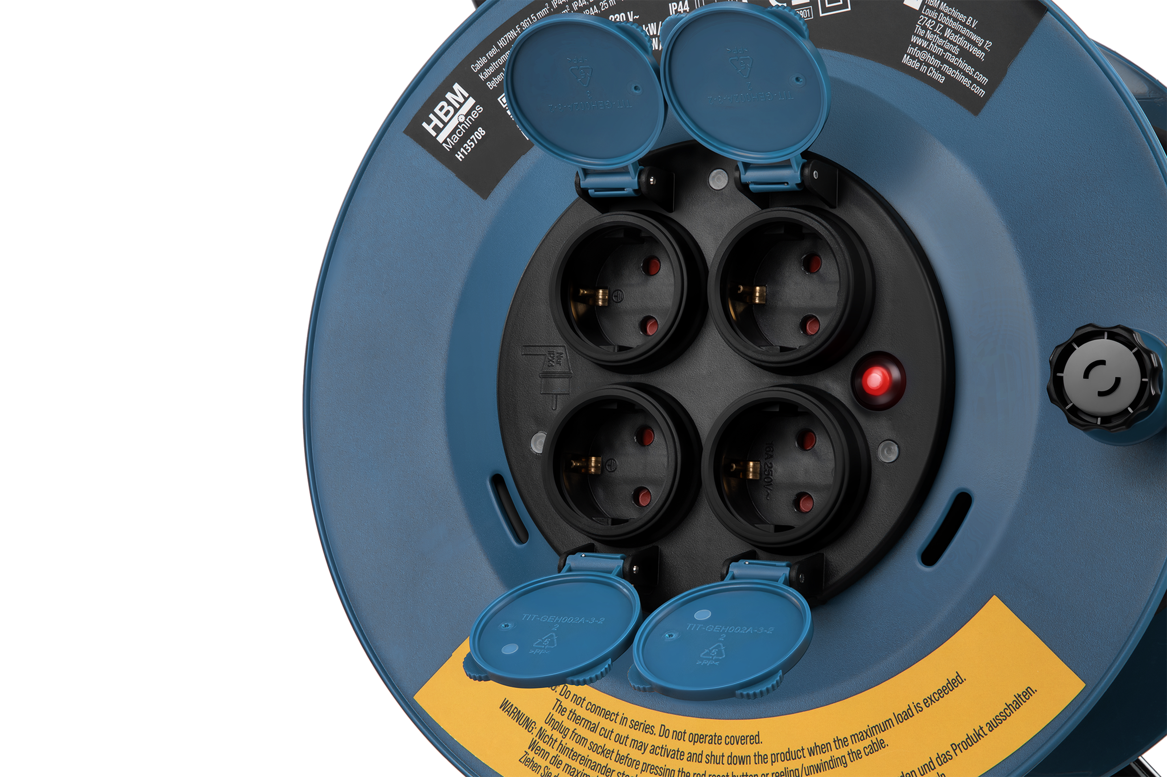 HBM kabelhaspel H07RN-F - 3G2.5 mm2 | IP44 | 25 m Image 5