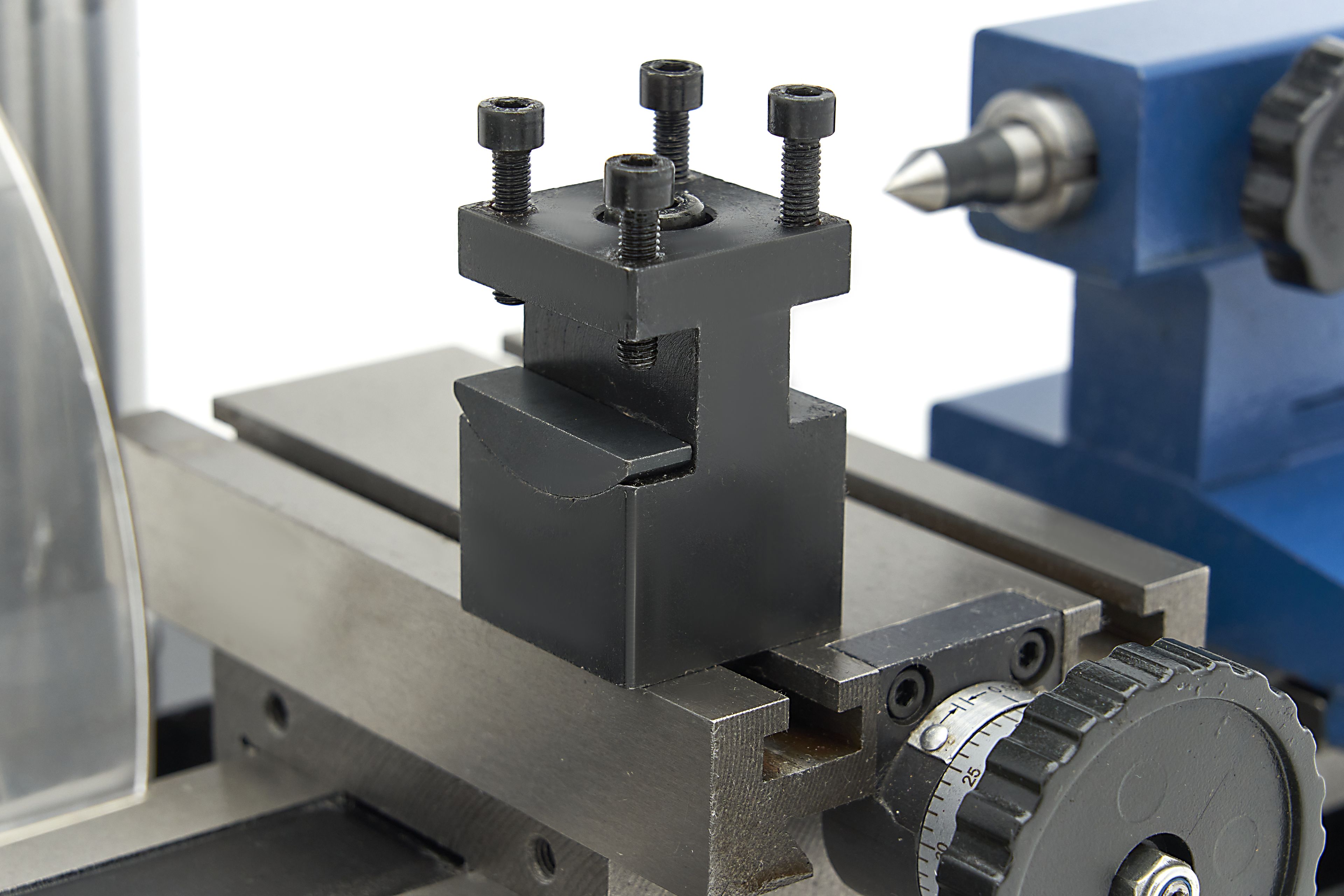 HBM mini tornio per metallo 140 x 250 compact BF Image 13