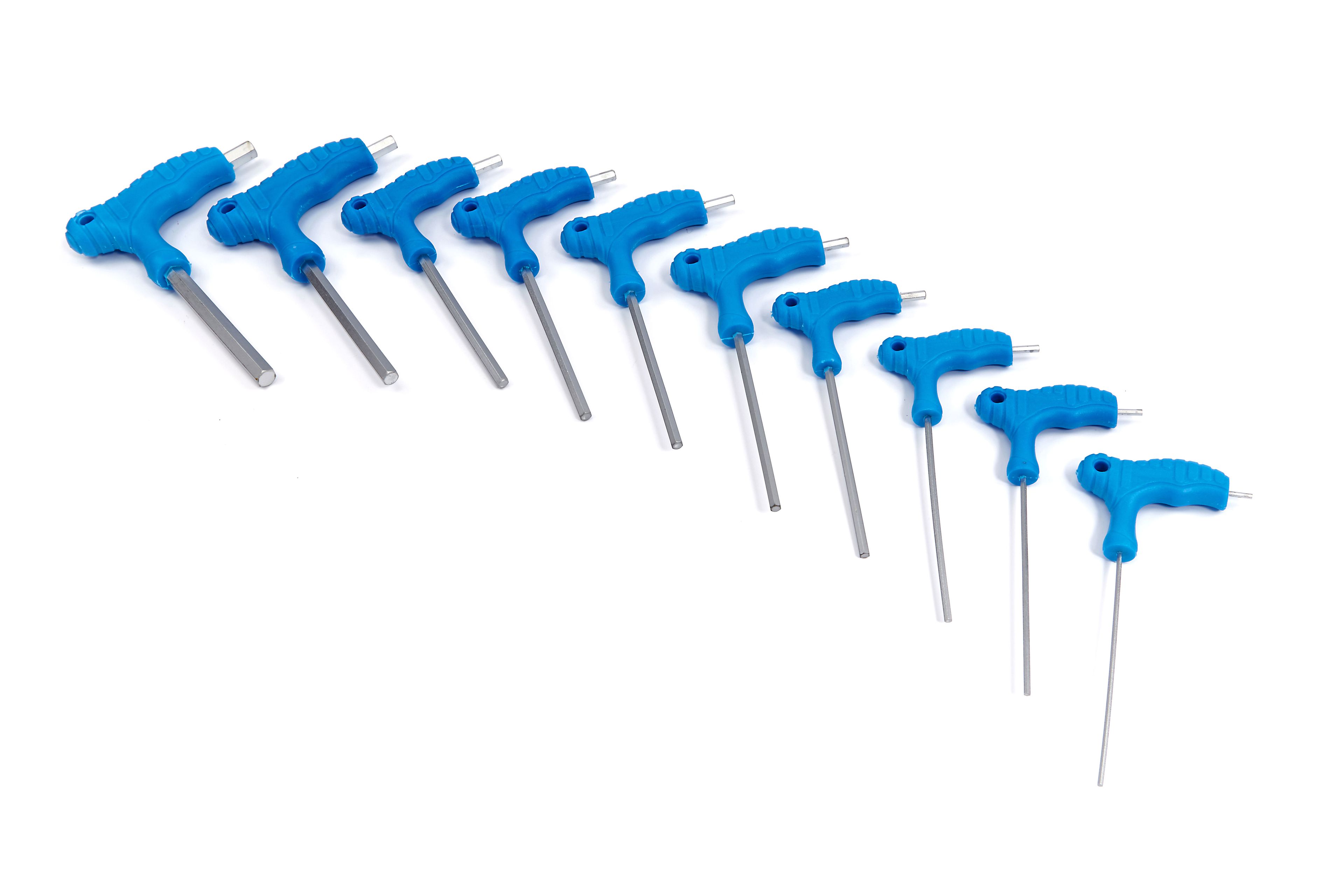 Set de llaves Allen de T-Grepen Silverline de 10 piezas Image 2